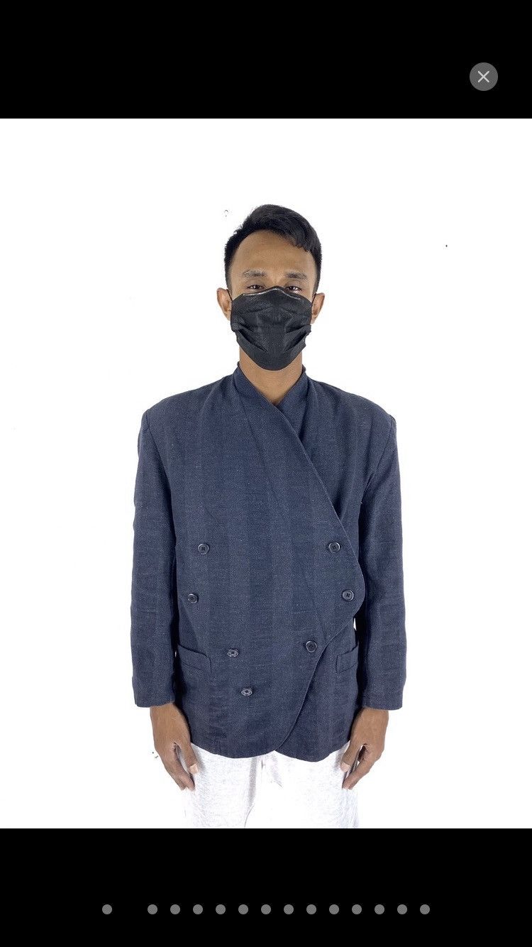 Yohji Yamamoto RARE!!Ys For Men indigo stiching stripe nice design Size US M / EU 48-50 / 2 - 3 Thumbnail
