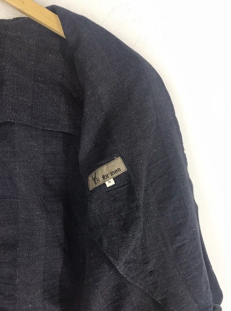 Yohji Yamamoto RARE!!Ys For Men indigo stiching stripe nice design Size US M / EU 48-50 / 2 - 14 Thumbnail