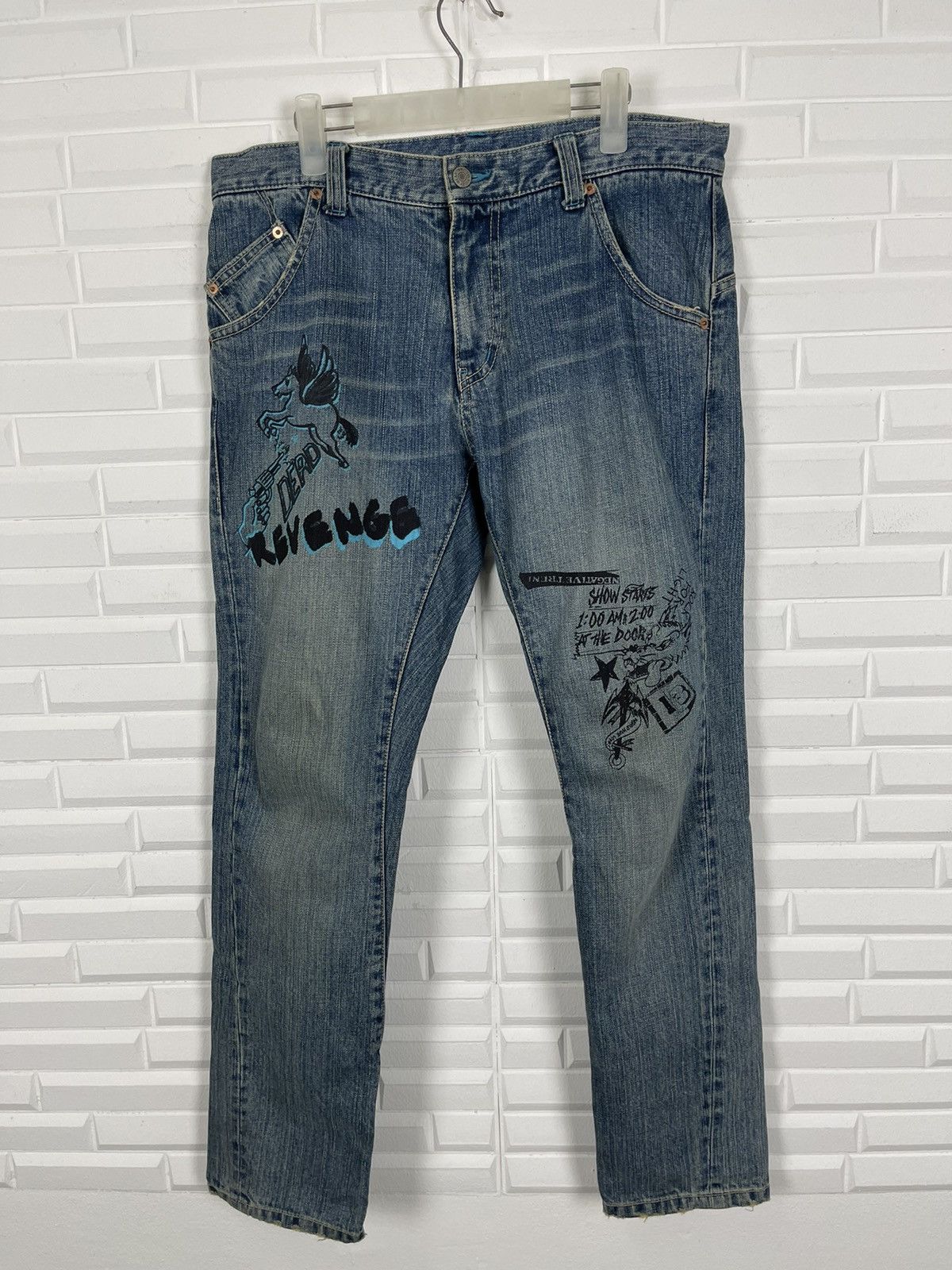Japanese Brand Stunning Japanese Brand DEAD REVENGE Evil Size US 34 / EU 50 - 3 Thumbnail