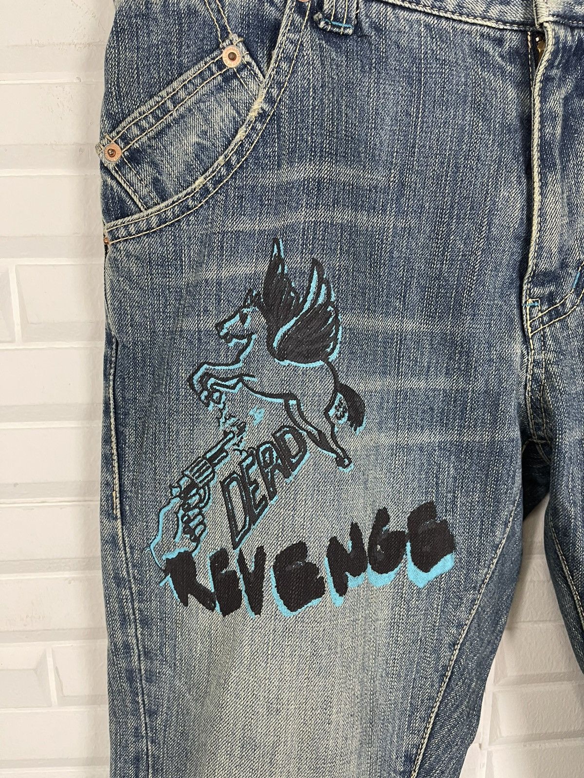 Japanese Brand Stunning Japanese Brand DEAD REVENGE Evil Size US 34 / EU 50 - 6 Thumbnail