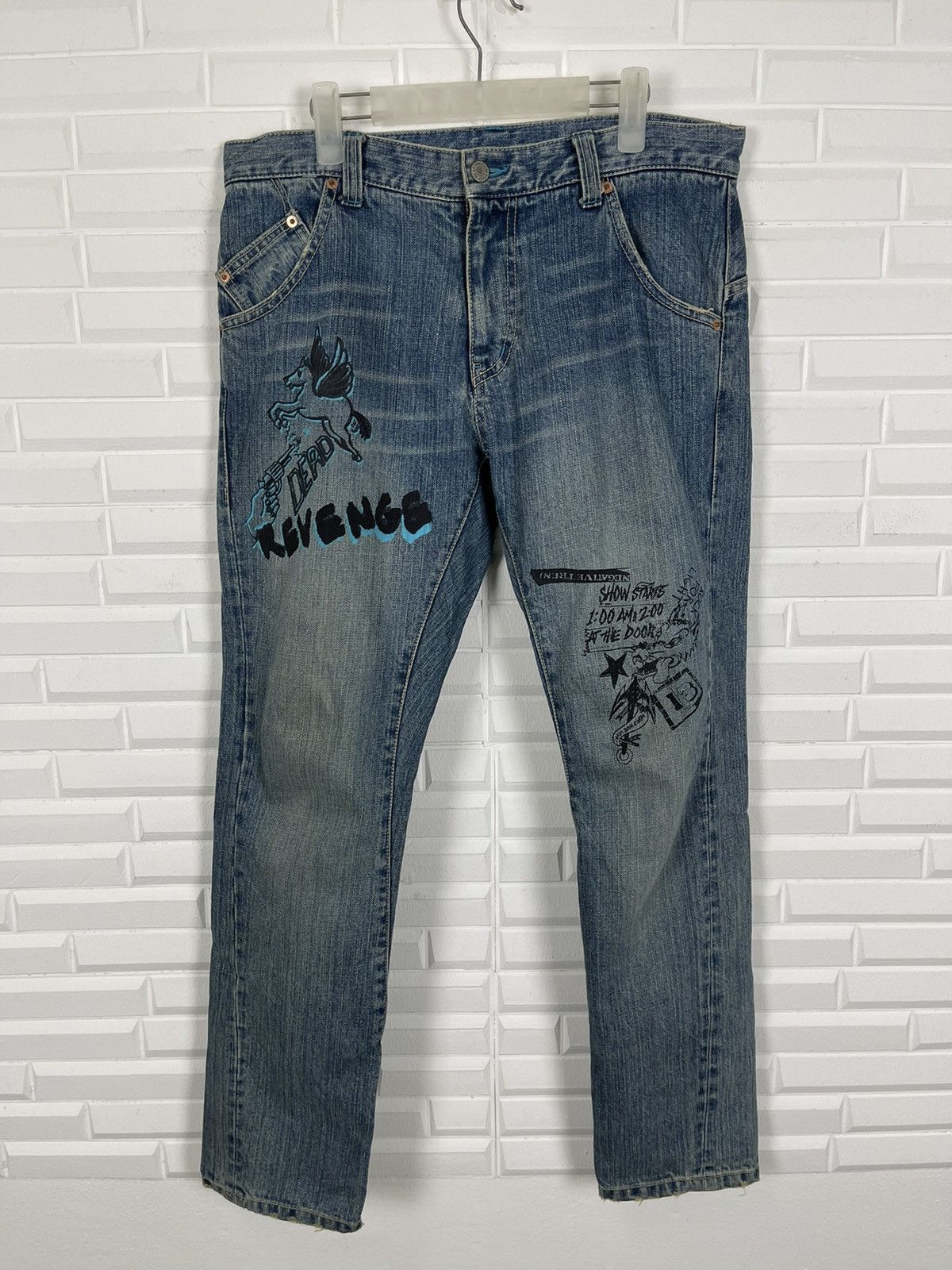 Japanese Brand Stunning Japanese Brand DEAD REVENGE Evil Size US 34 / EU 50 - 8 Thumbnail