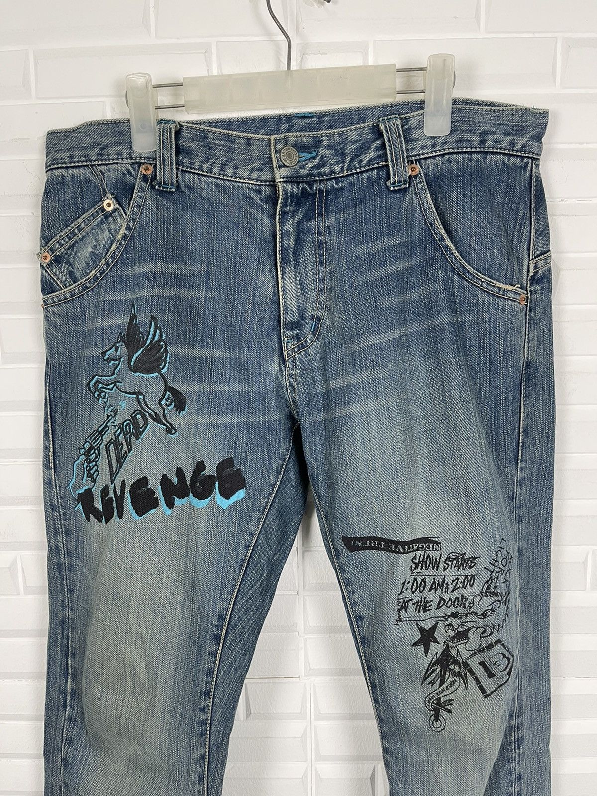 Japanese Brand Stunning Japanese Brand DEAD REVENGE Evil Size US 34 / EU 50 - 5 Thumbnail