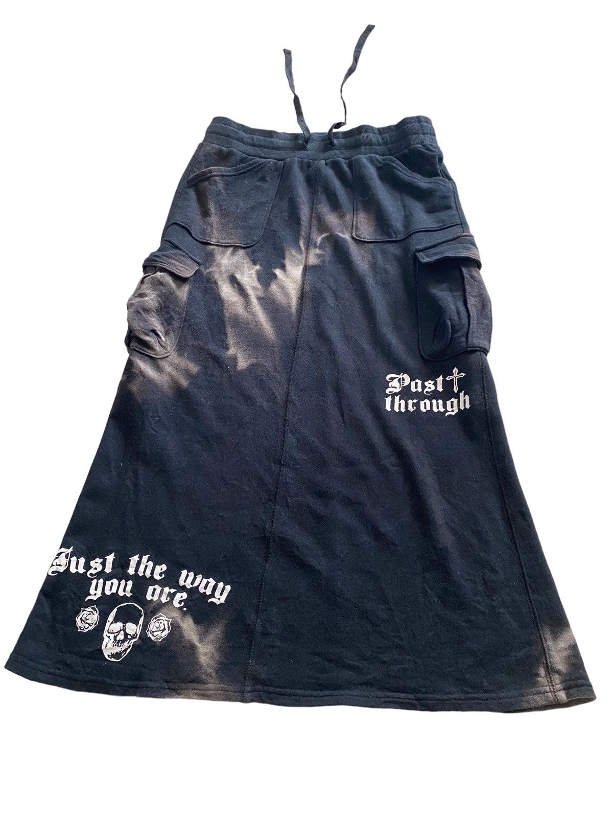 Japanese Brand × Seditionaries ☠️💥BAD NEW Skirt Punk asid Wash Skull nice design Size 32" / US 10 / IT 46 - 1 Thumbnail