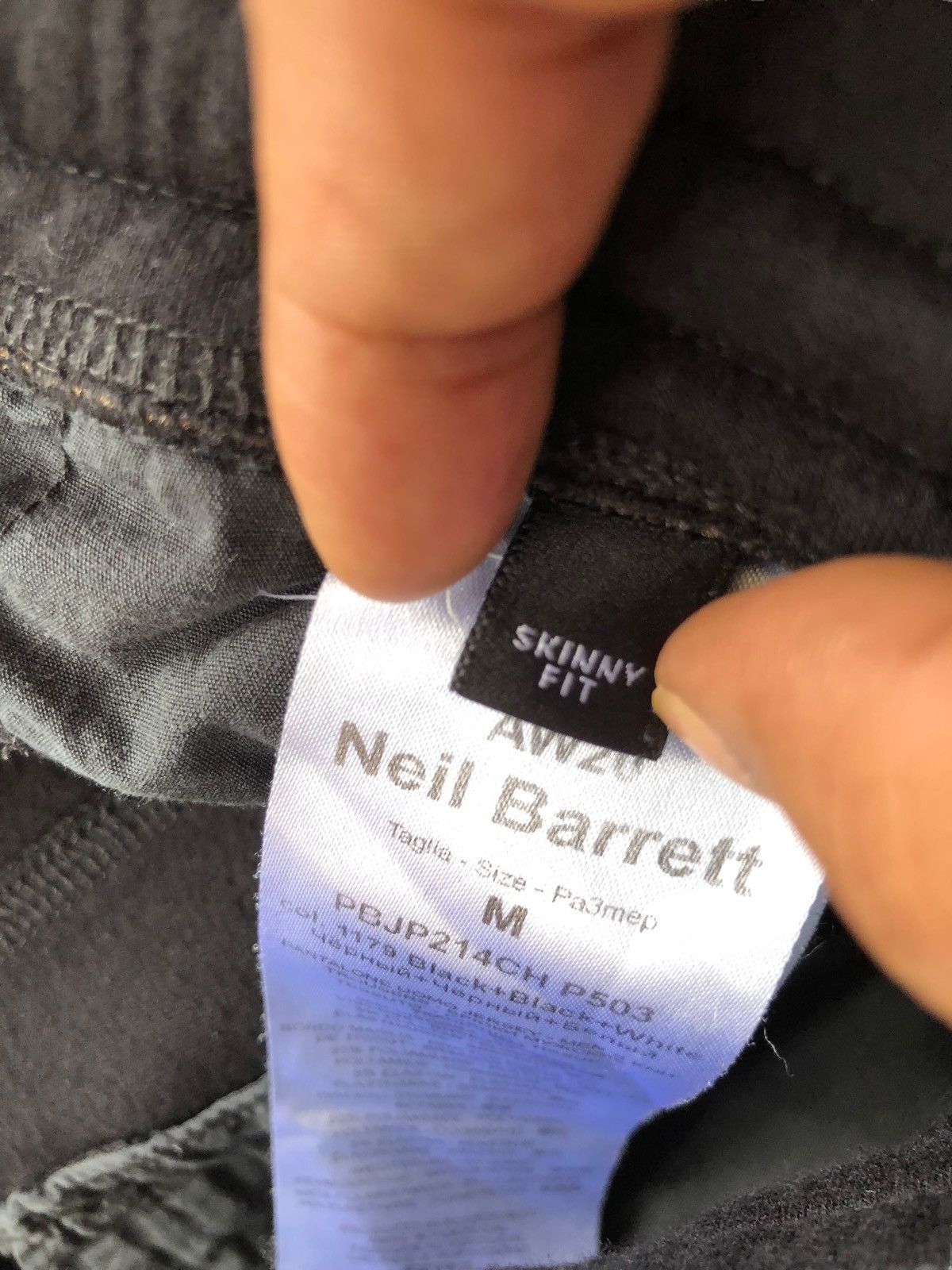 Neil Barrett GRAIL🔥AW20 Neil Barrett 🇮🇹 Side Zipper Skinny Fit Jogger Size US 32 / EU 48 - 9 Thumbnail