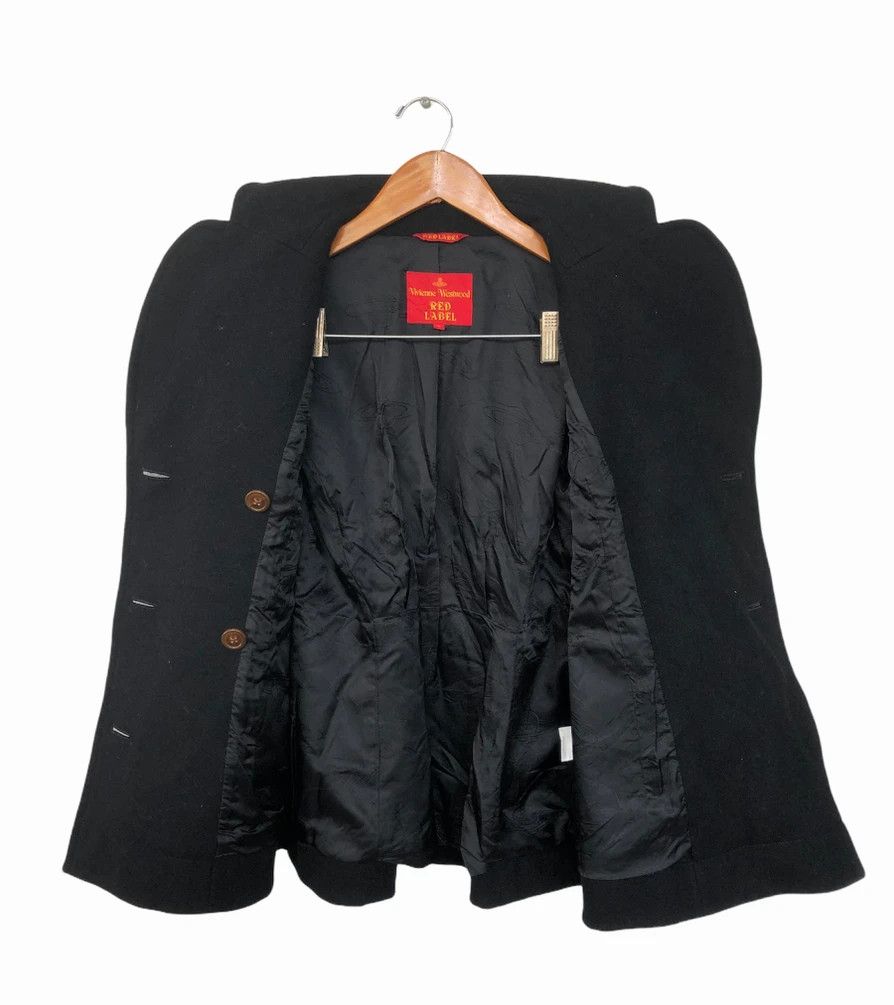 Vintage VINTAGE V.WESTWOOD RED LABEL WOOL DOUBLE BREASTED COAT Size S / US 4 / IT 40 - 3 Thumbnail