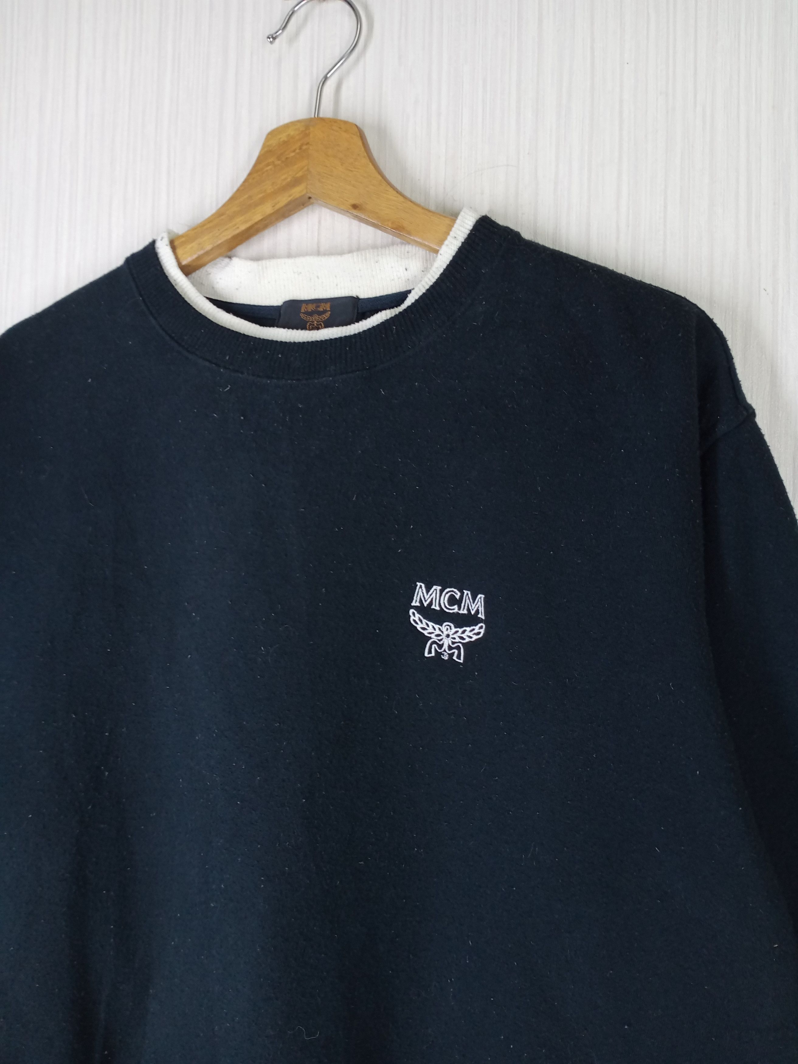 MCM Vintage MCM Legere Embroidery Small Logo Sweatshirt Size US L / EU 52-54 / 3 - 2 Thumbnail