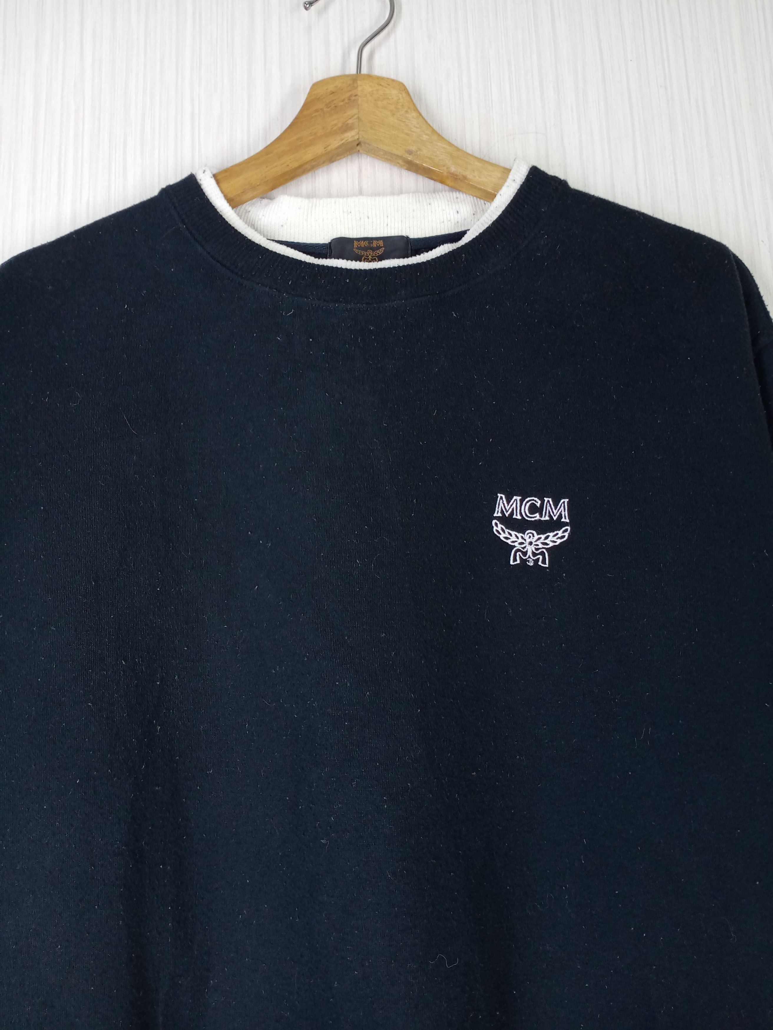 MCM Vintage MCM Legere Embroidery Small Logo Sweatshirt Size US L / EU 52-54 / 3 - 4 Thumbnail