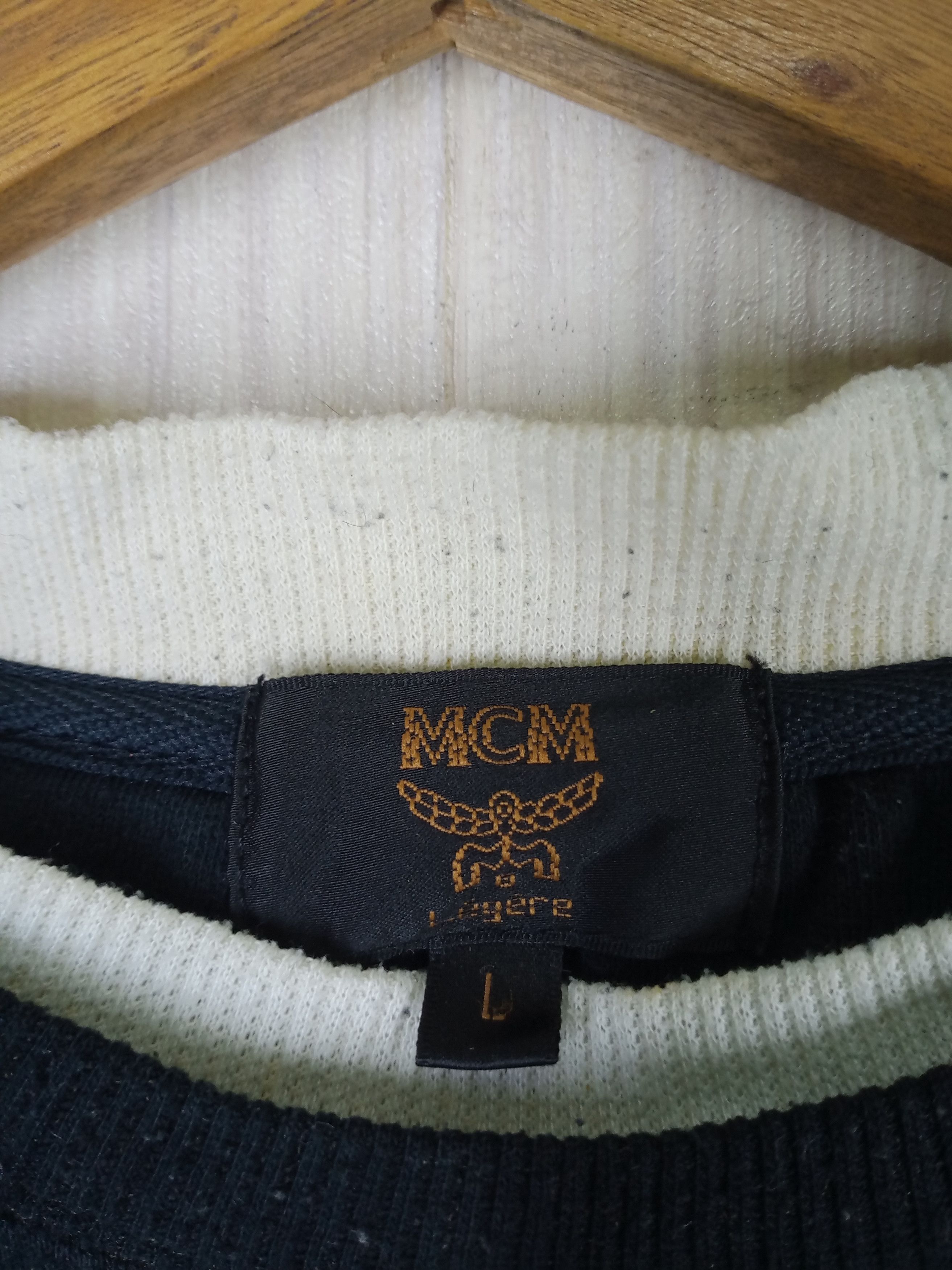 MCM Vintage MCM Legere Embroidery Small Logo Sweatshirt Size US L / EU 52-54 / 3 - 5 Thumbnail