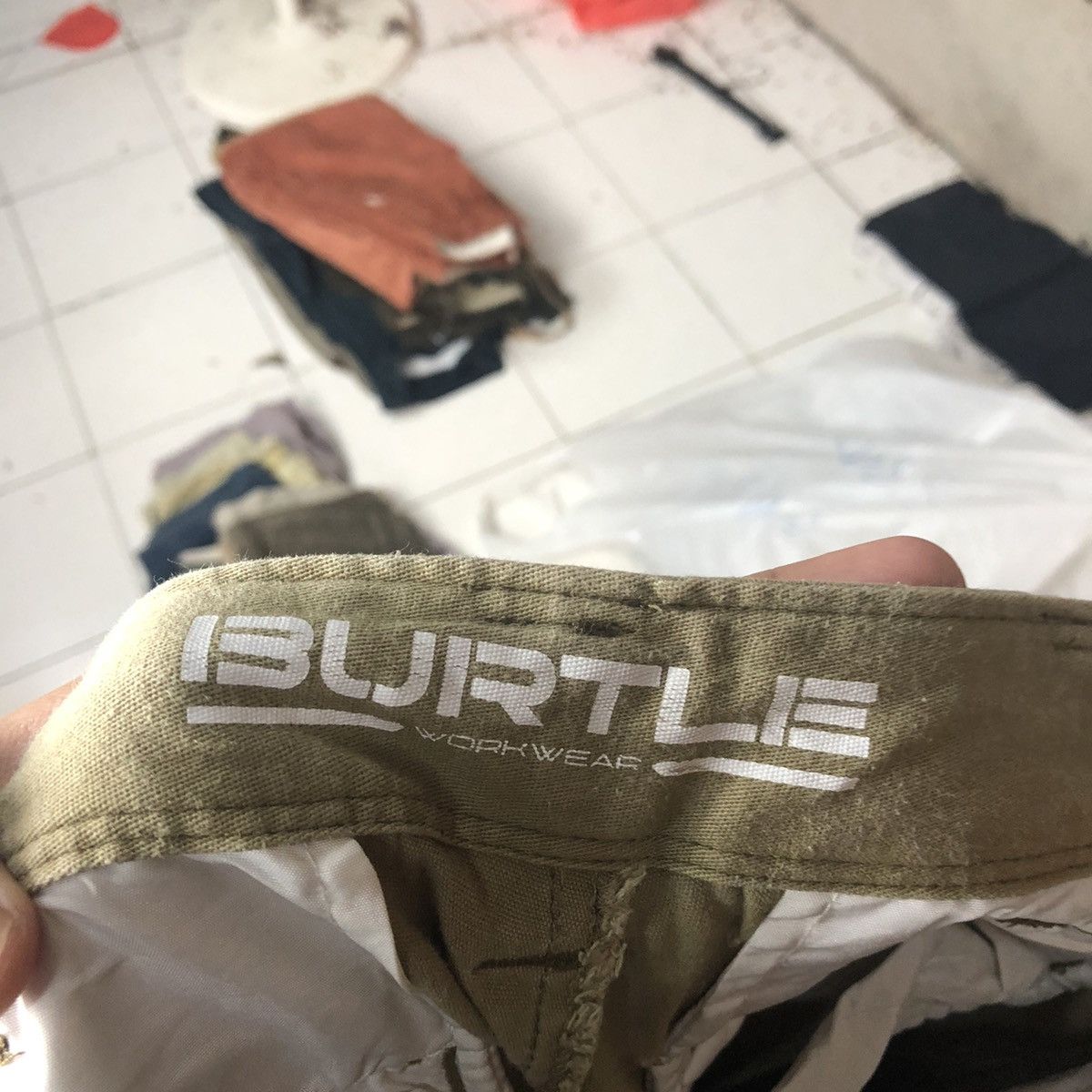 Japanese Brand Burtle Brown multipocket tactical Cargo Pants #5453 Size US 29 - 17 Thumbnail