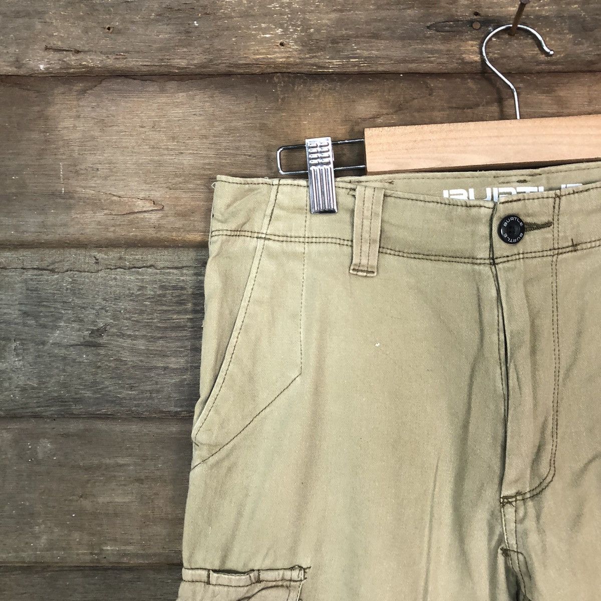 Japanese Brand Burtle Brown multipocket tactical Cargo Pants #5453 Size US 29 - 4 Thumbnail