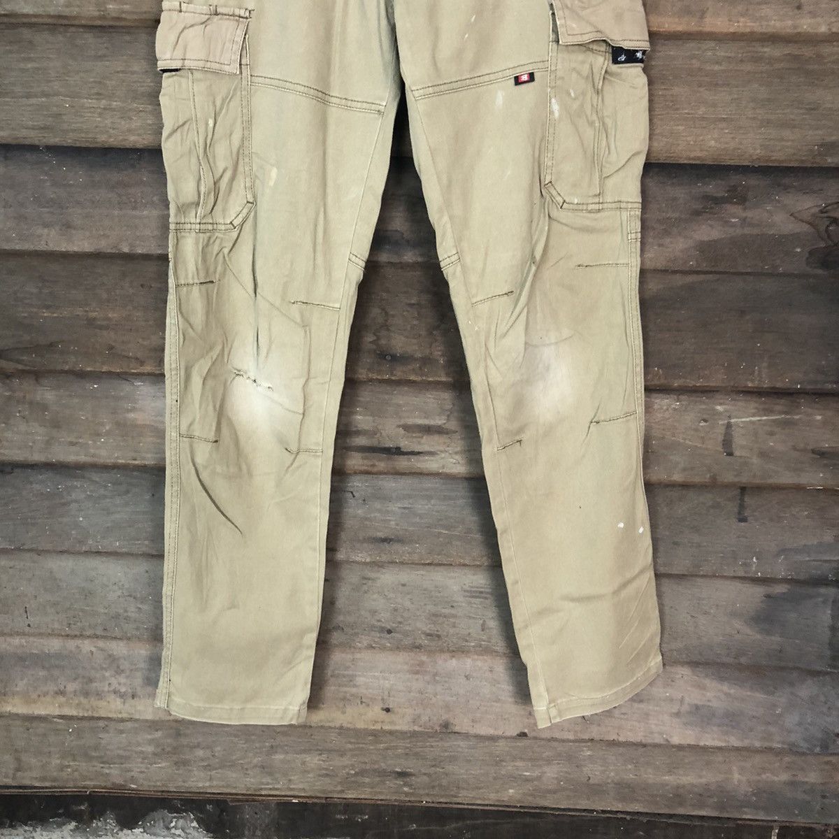 Japanese Brand Burtle Brown multipocket tactical Cargo Pants #5453 Size US 29 - 3 Thumbnail