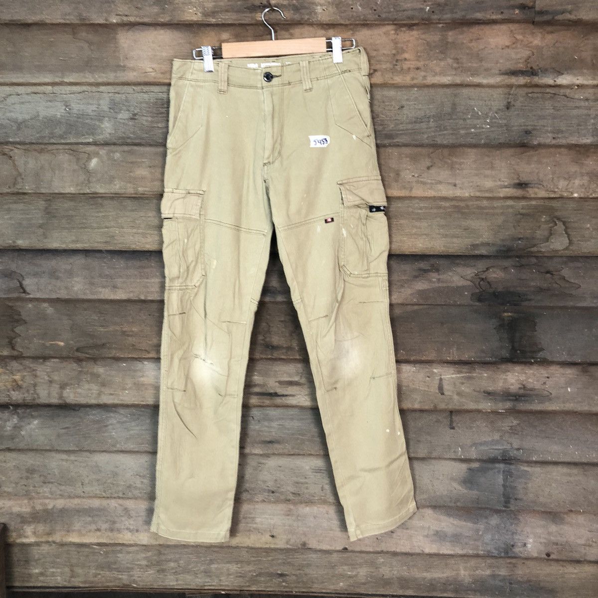 Japanese Brand Burtle Brown multipocket tactical Cargo Pants #5453 Size US 29 - 1 Thumbnail