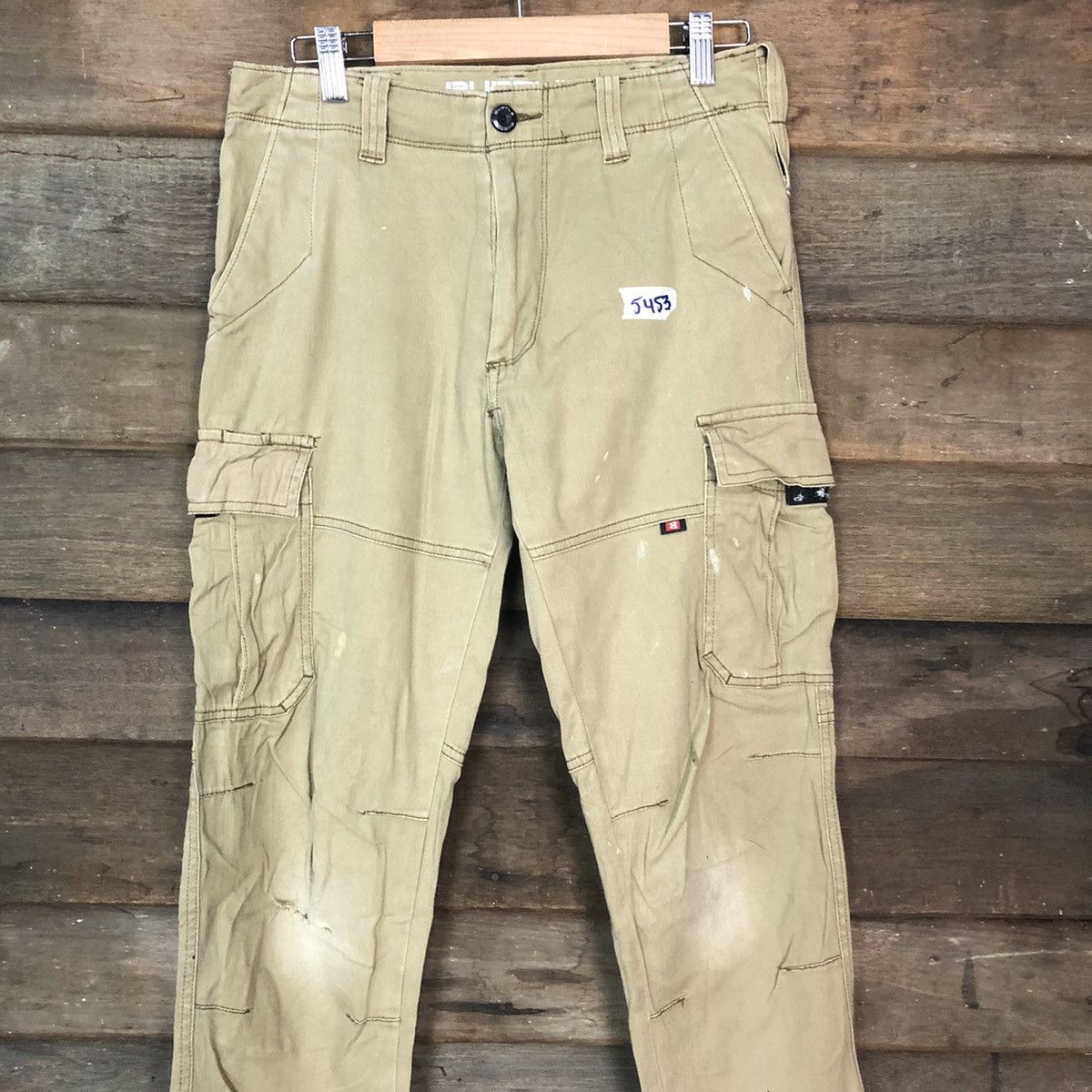 Japanese Brand Burtle Brown multipocket tactical Cargo Pants #5453 Size US 29 - 2 Thumbnail