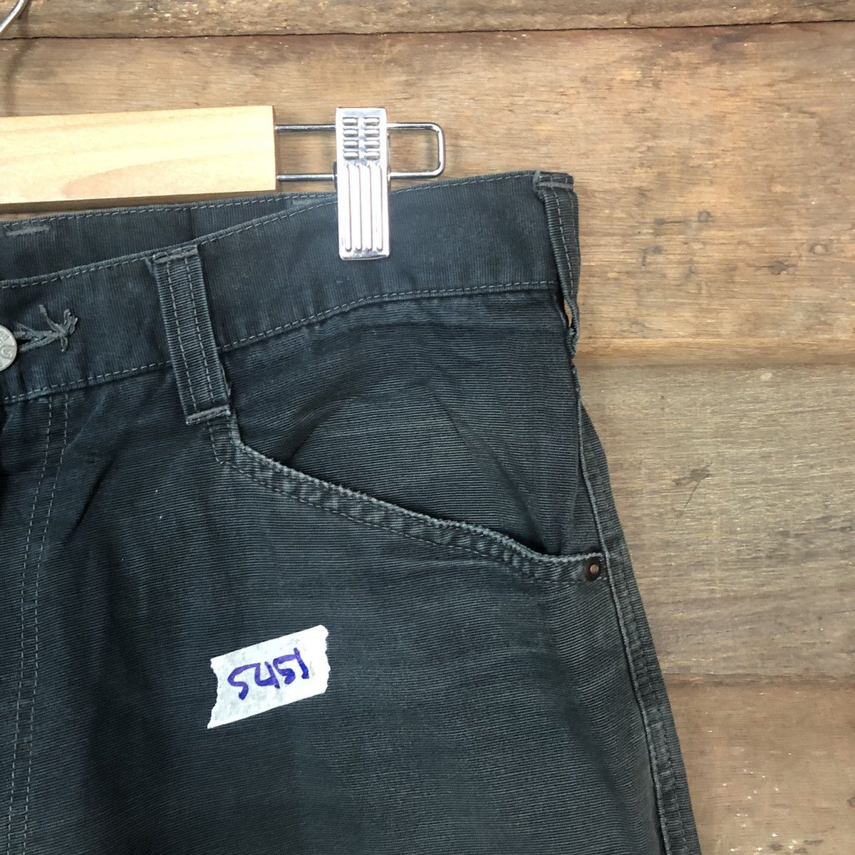 Faded Glory G.Ground Dark Blue utility Cargo Pants #5451 Size US 32 / EU 48 - 5 Thumbnail