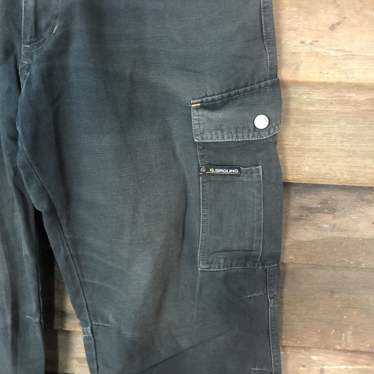 Faded Glory G.Ground Dark Blue utility Cargo Pants #5451 Size US 32 / EU 48 - 7 Thumbnail