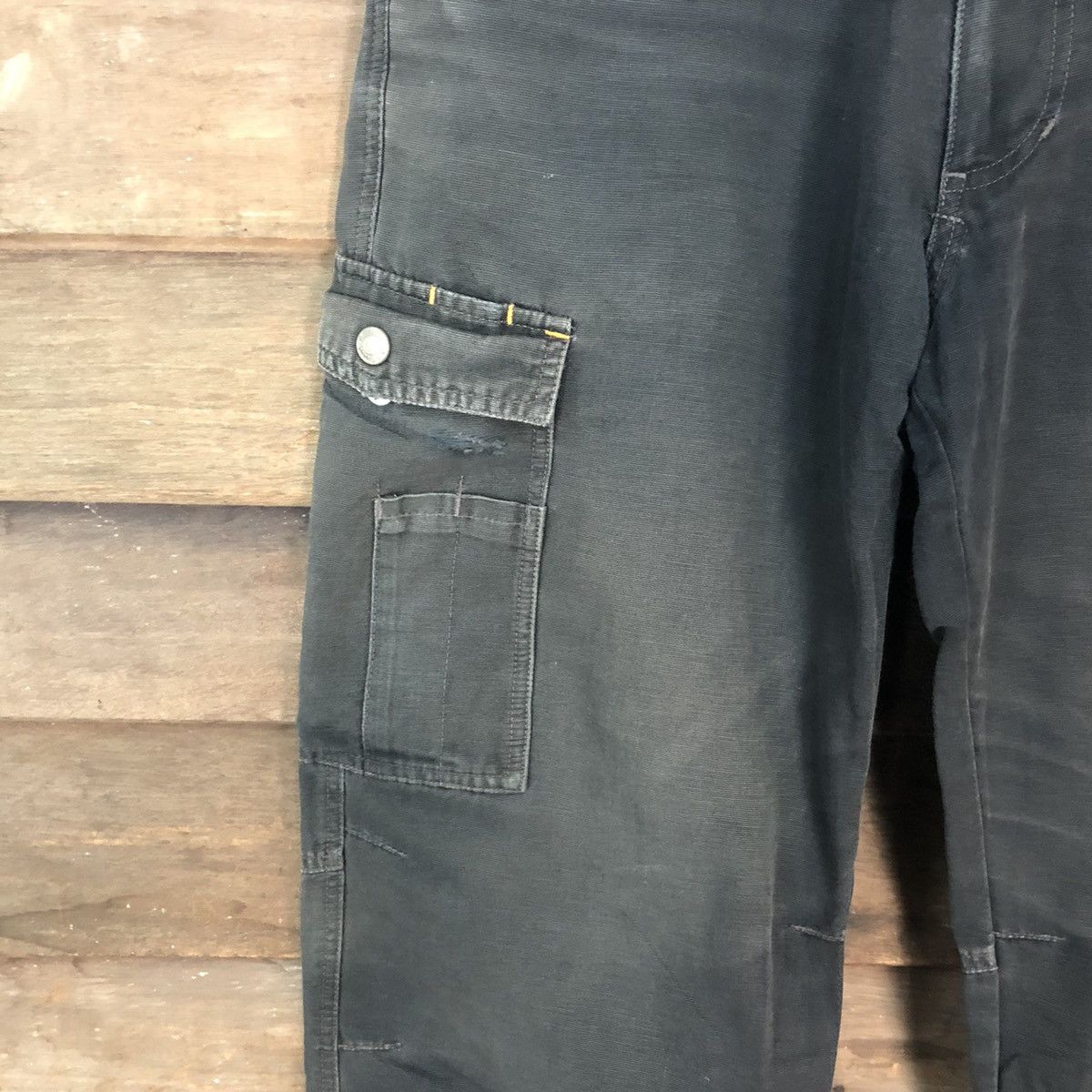 Faded Glory G.Ground Dark Blue utility Cargo Pants #5451 Size US 32 / EU 48 - 6 Thumbnail