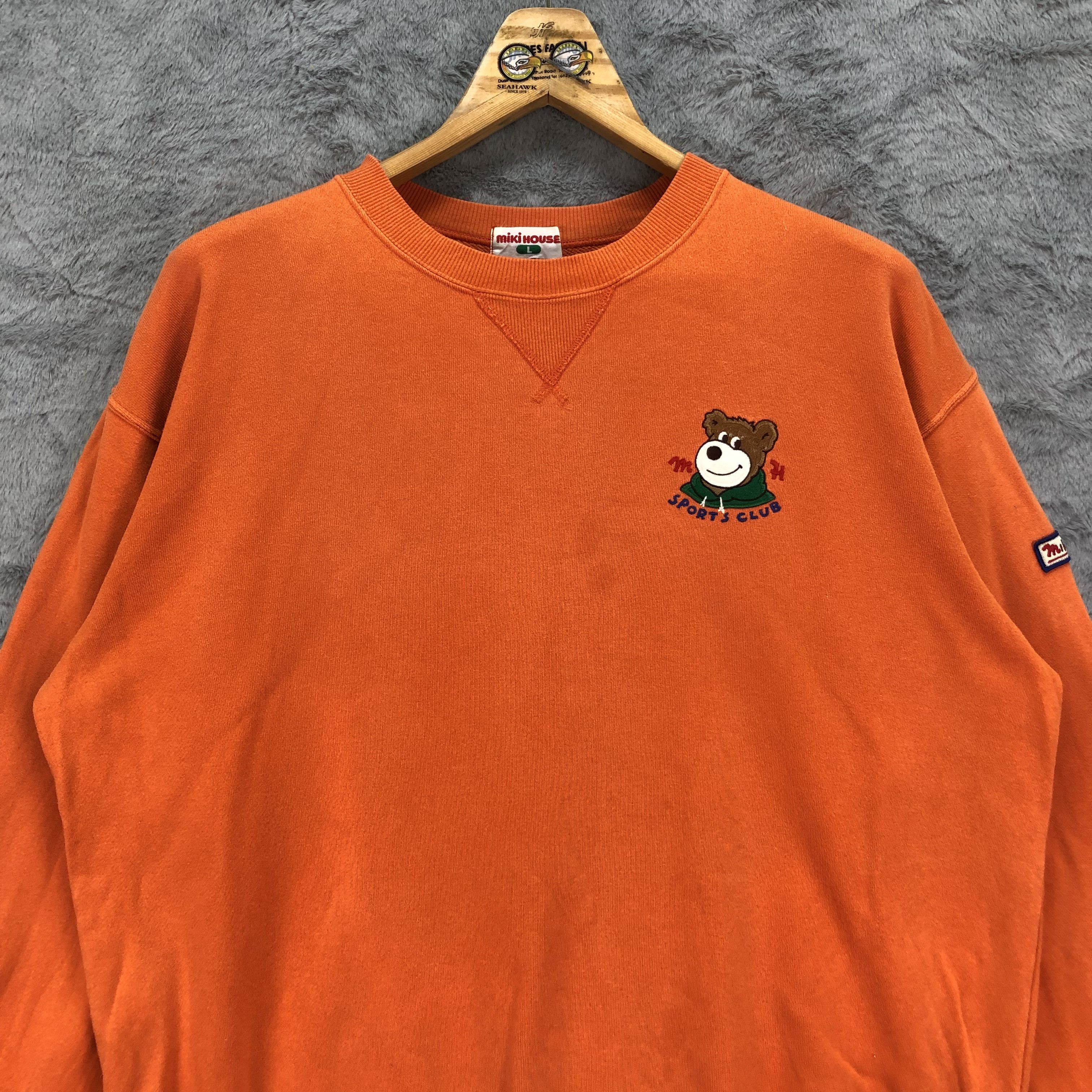 Cartoon Network Miki House Sport Club Orange Sweatshirts #4411-152 Size US L / EU 52-54 / 3 - 2 Thumbnail