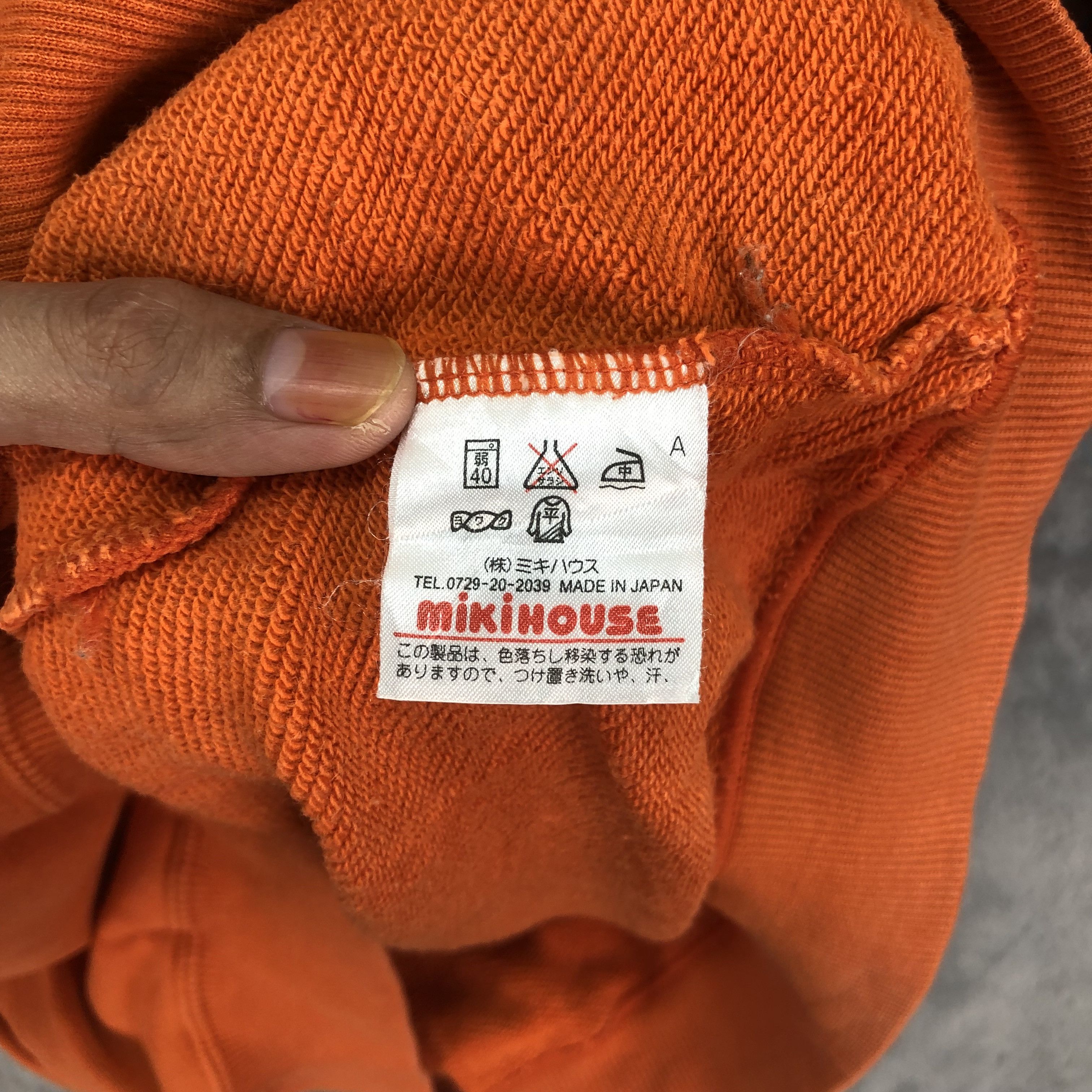 Cartoon Network Miki House Sport Club Orange Sweatshirts #4411-152 Size US L / EU 52-54 / 3 - 9 Thumbnail
