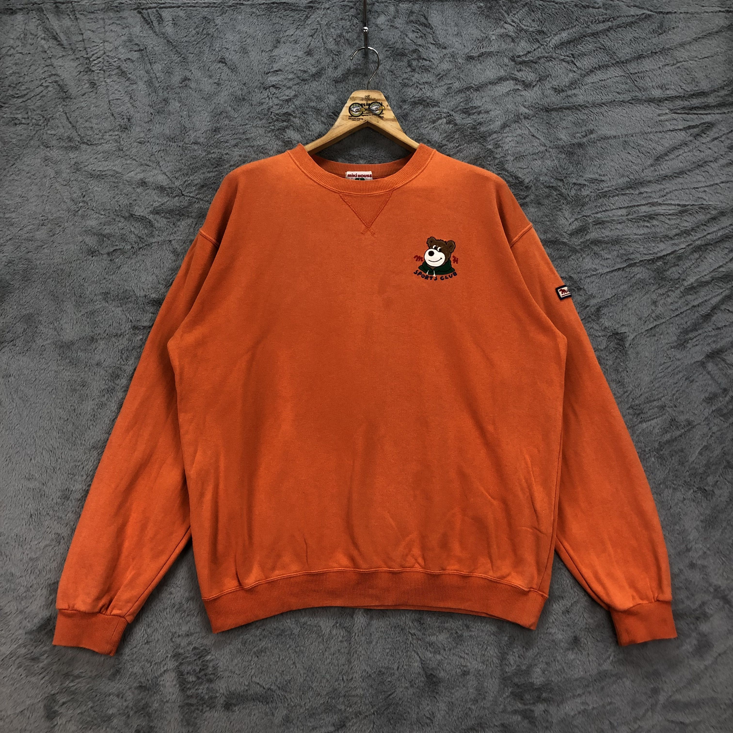 Cartoon Network Miki House Sport Club Orange Sweatshirts #4411-152 Size US L / EU 52-54 / 3 - 1 Thumbnail