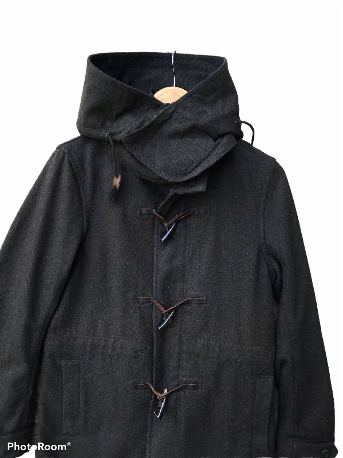 Japanese Brand × Katharine Hamnett London Vintage HAMNETT Hood Wool Long Jacket Japanese Brands Design Size US M / EU 48-50 / 2 - 2 Thumbnail