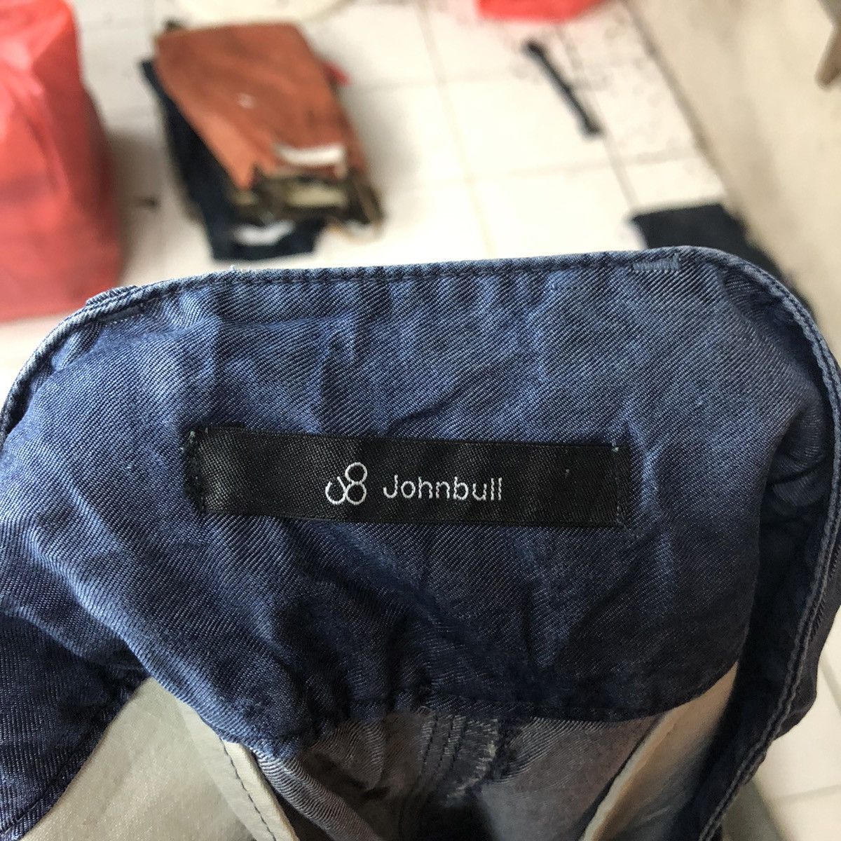 Japanese Brand × Johnbull John Bull Dark Blue Casual Pants #5995 Size US 27 - 14 Thumbnail