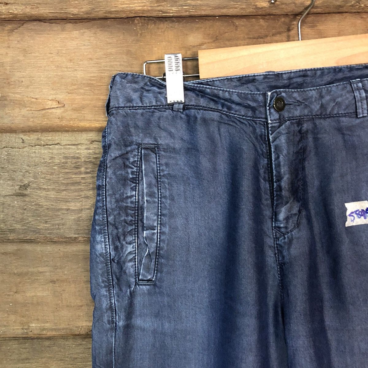 Japanese Brand × Johnbull John Bull Dark Blue Casual Pants #5995 Size US 27 - 4 Thumbnail