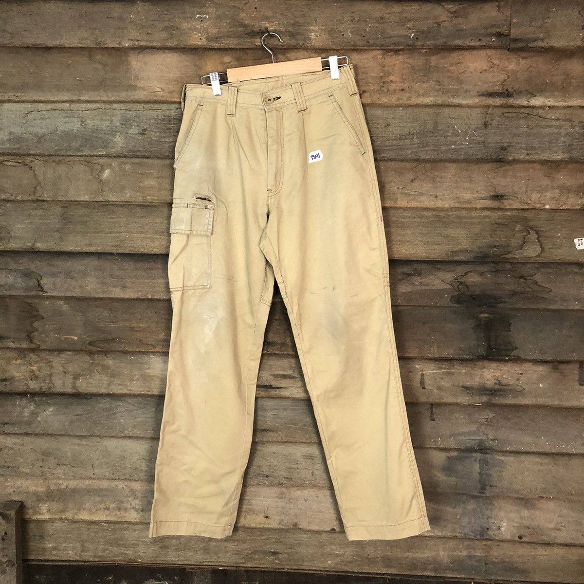 Japanese Brand Dcm Brand Brown utility japan Cargo Pants #5891 Size US 29 - 1 Thumbnail