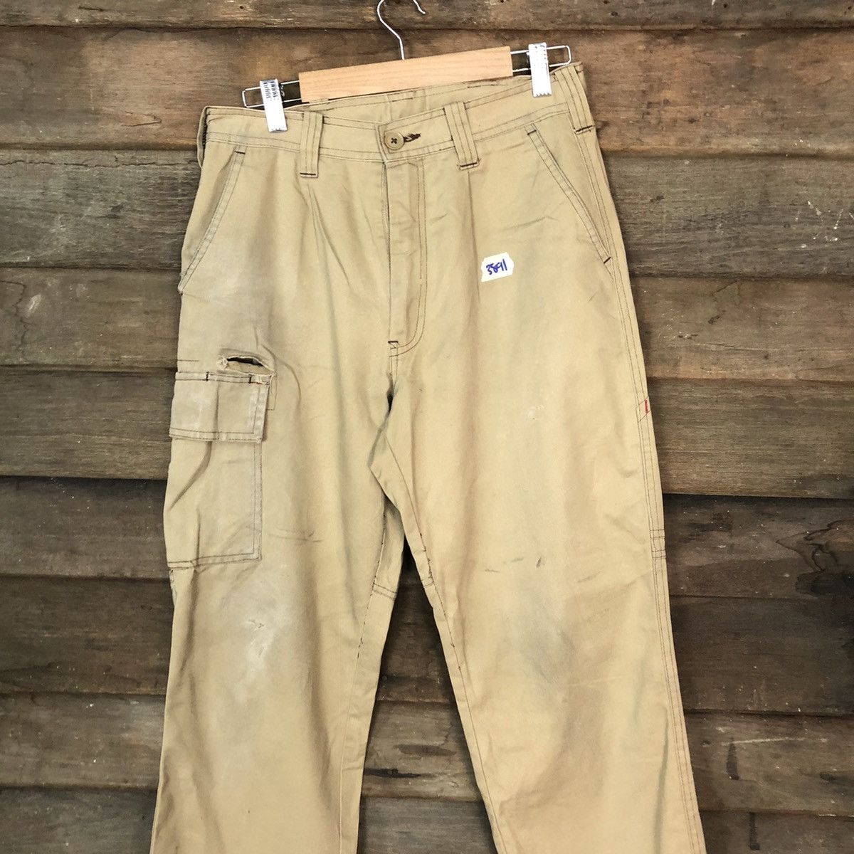 Japanese Brand Dcm Brand Brown utility japan Cargo Pants #5891 Size US 29 - 2 Thumbnail