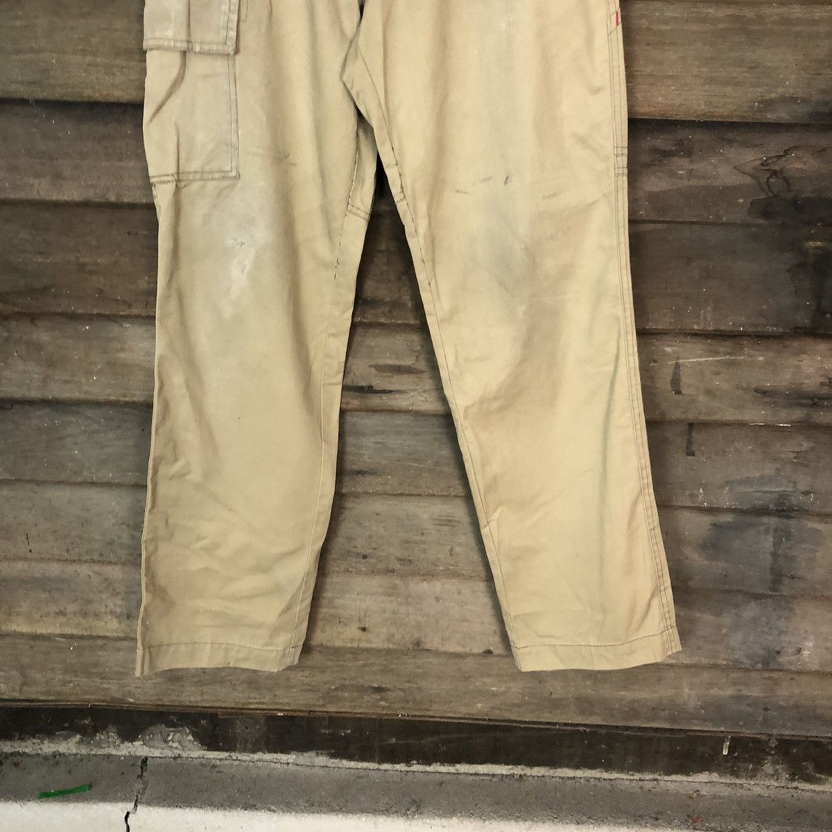 Japanese Brand Dcm Brand Brown utility japan Cargo Pants #5891 Size US 29 - 3 Thumbnail
