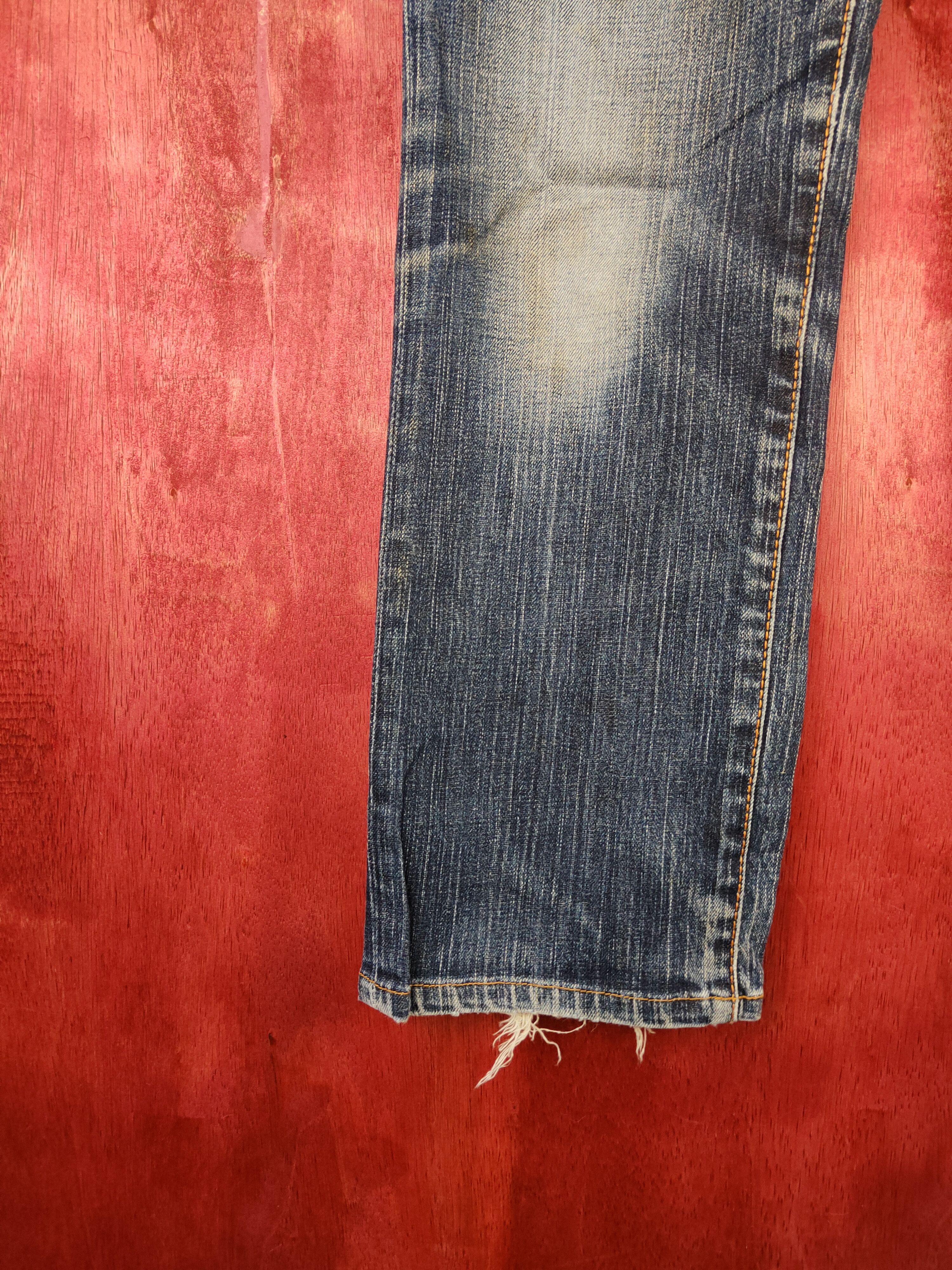 Edwin × Japanese Brand DL Edwin Dark Blue Multi Pocket Tactical Denim #5973 Size 29" - 4 Thumbnail