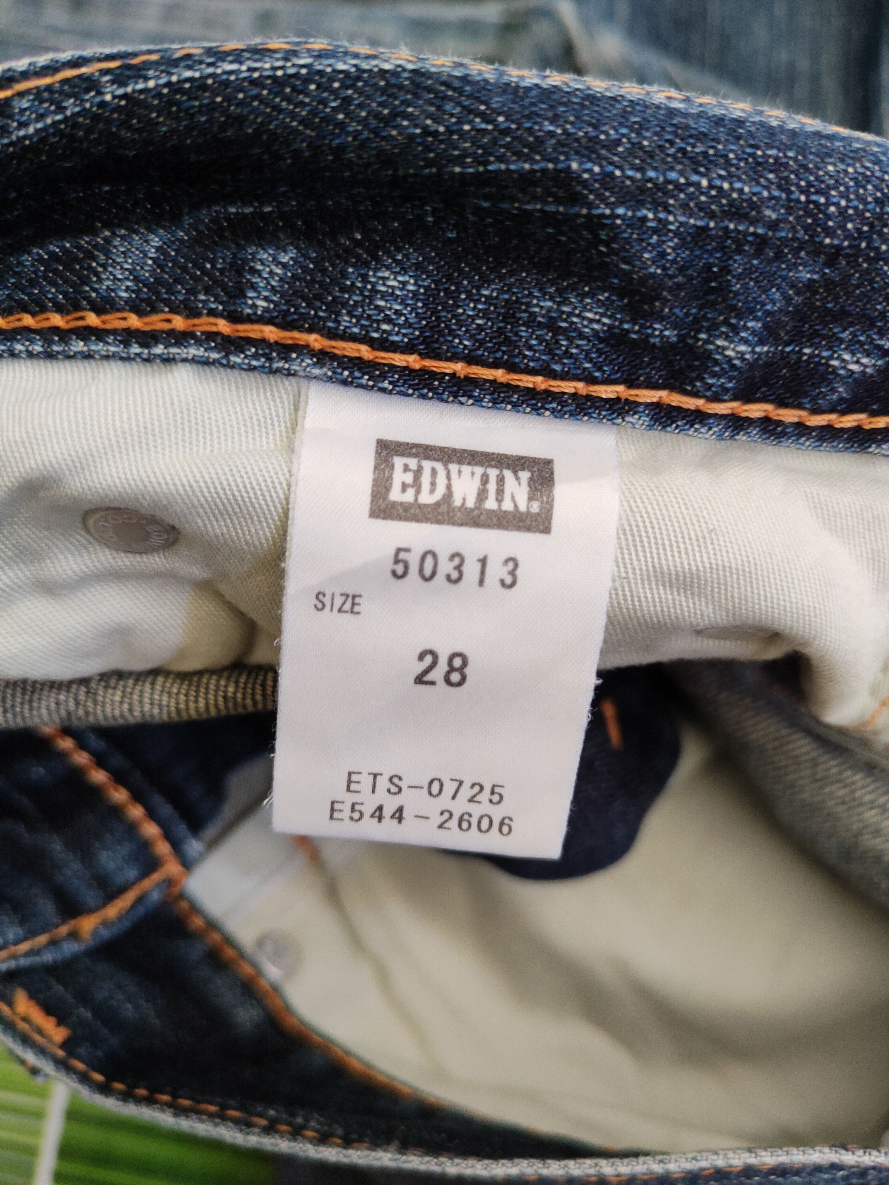 Edwin × Japanese Brand DL Edwin Dark Blue Multi Pocket Tactical Denim #5973 Size 29" - 15 Thumbnail
