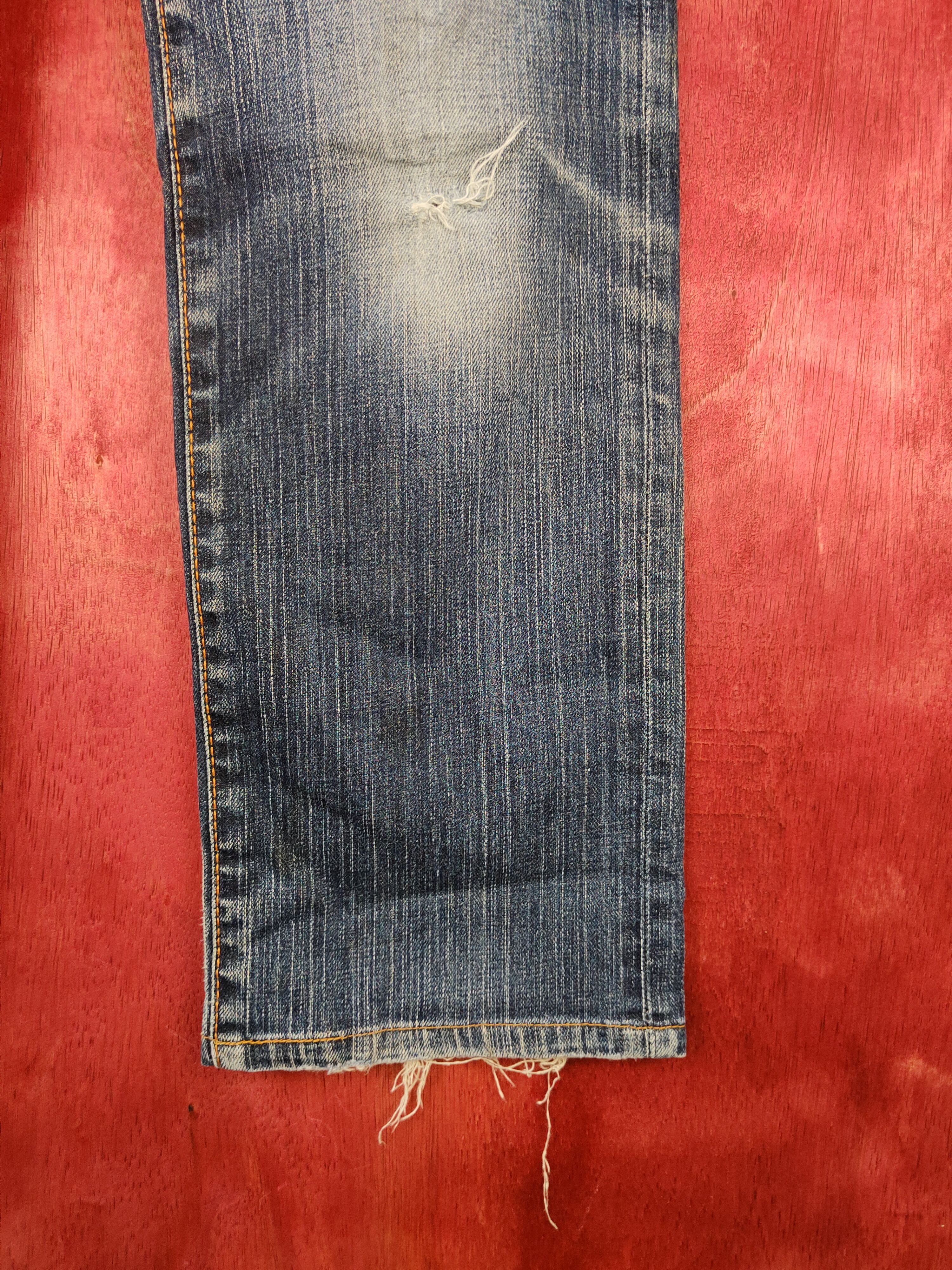 Edwin × Japanese Brand DL Edwin Dark Blue Multi Pocket Tactical Denim #5973 Size 29" - 6 Thumbnail