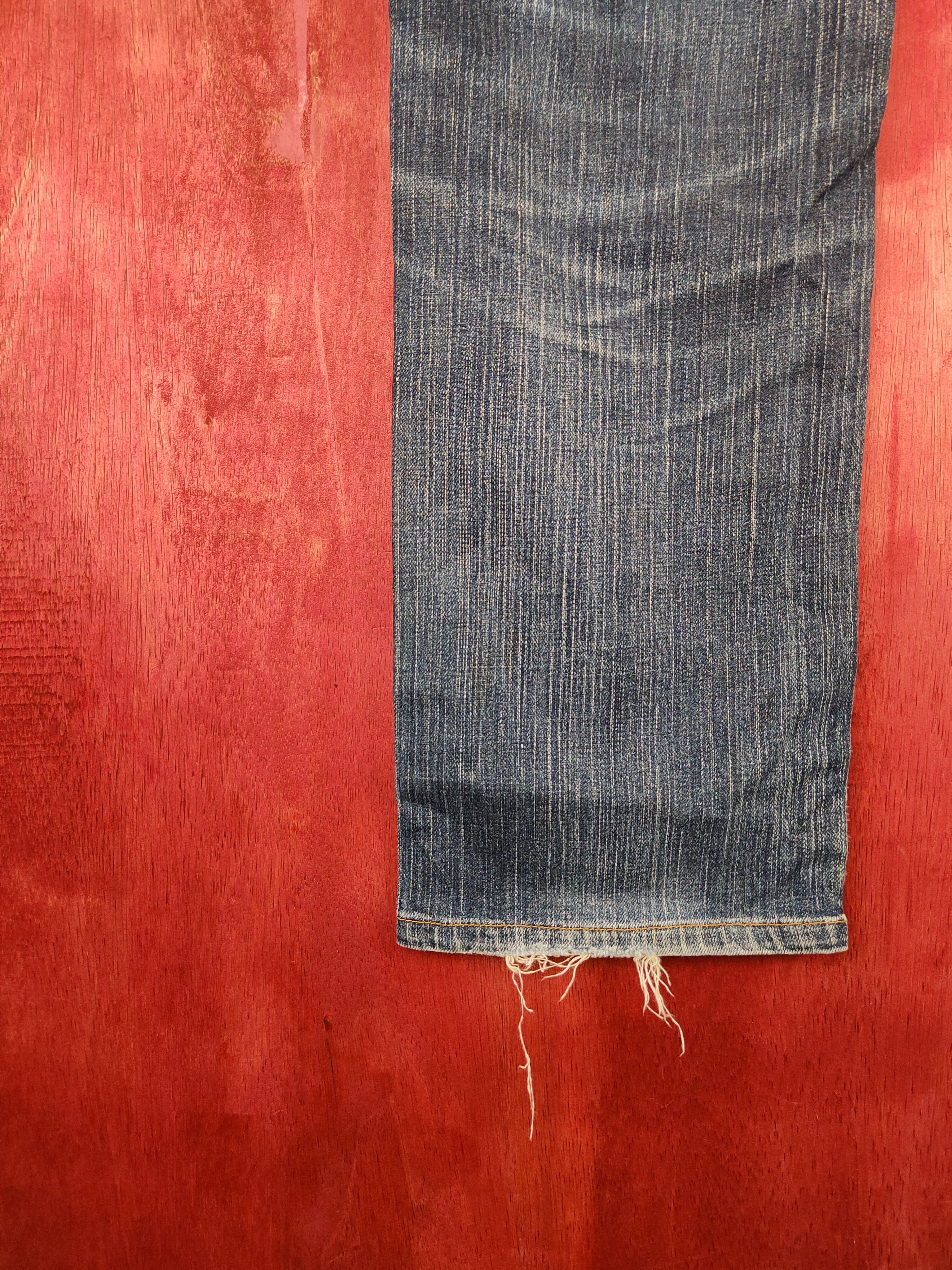 Edwin × Japanese Brand DL Edwin Dark Blue Multi Pocket Tactical Denim #5973 Size 29" - 9 Thumbnail