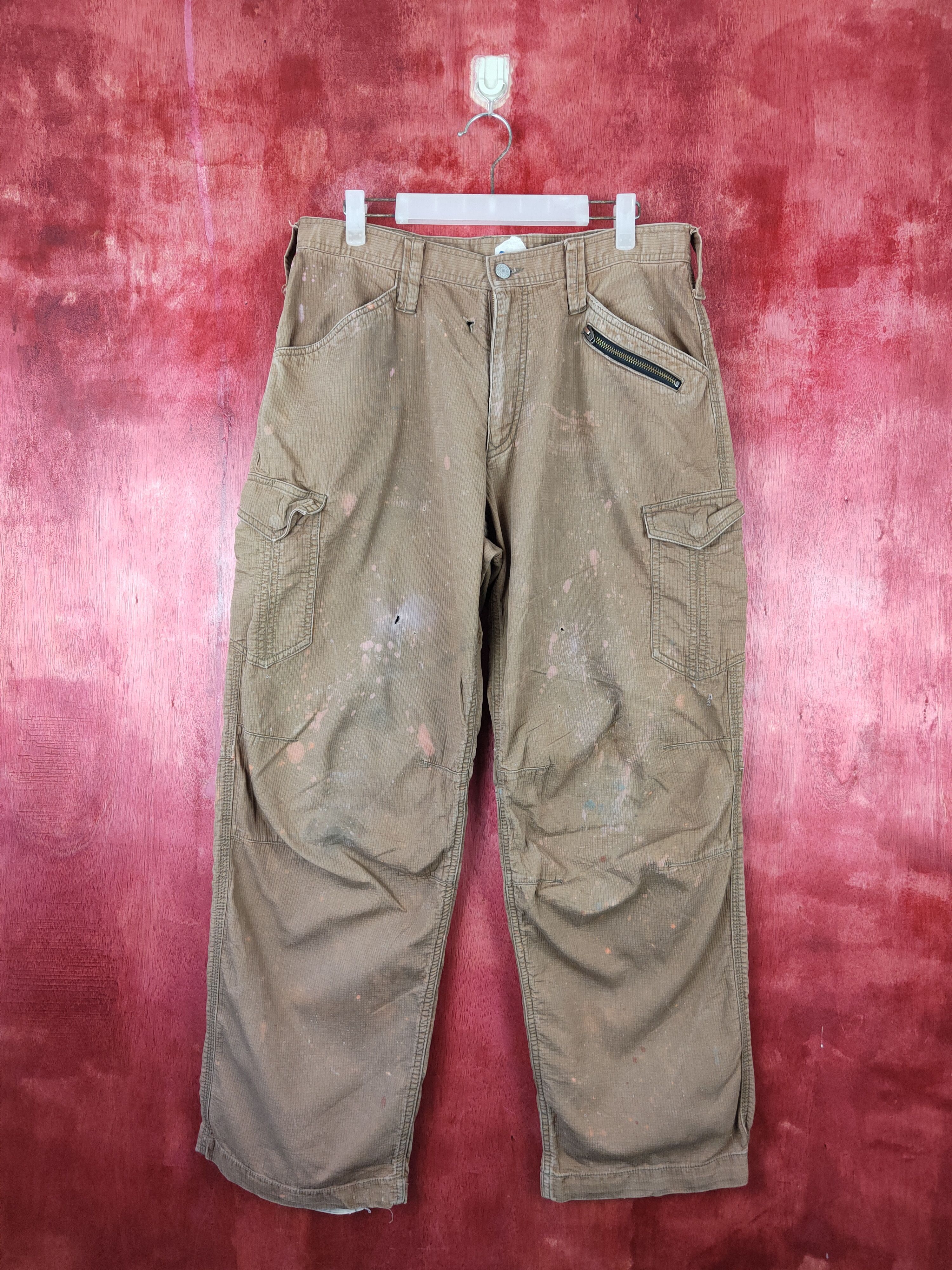 Japanese Brand × Vintage Dogman Brown Multi Pocket Tactical Cargo Pants #5958 Size US 32 / EU 48 - 1 Thumbnail