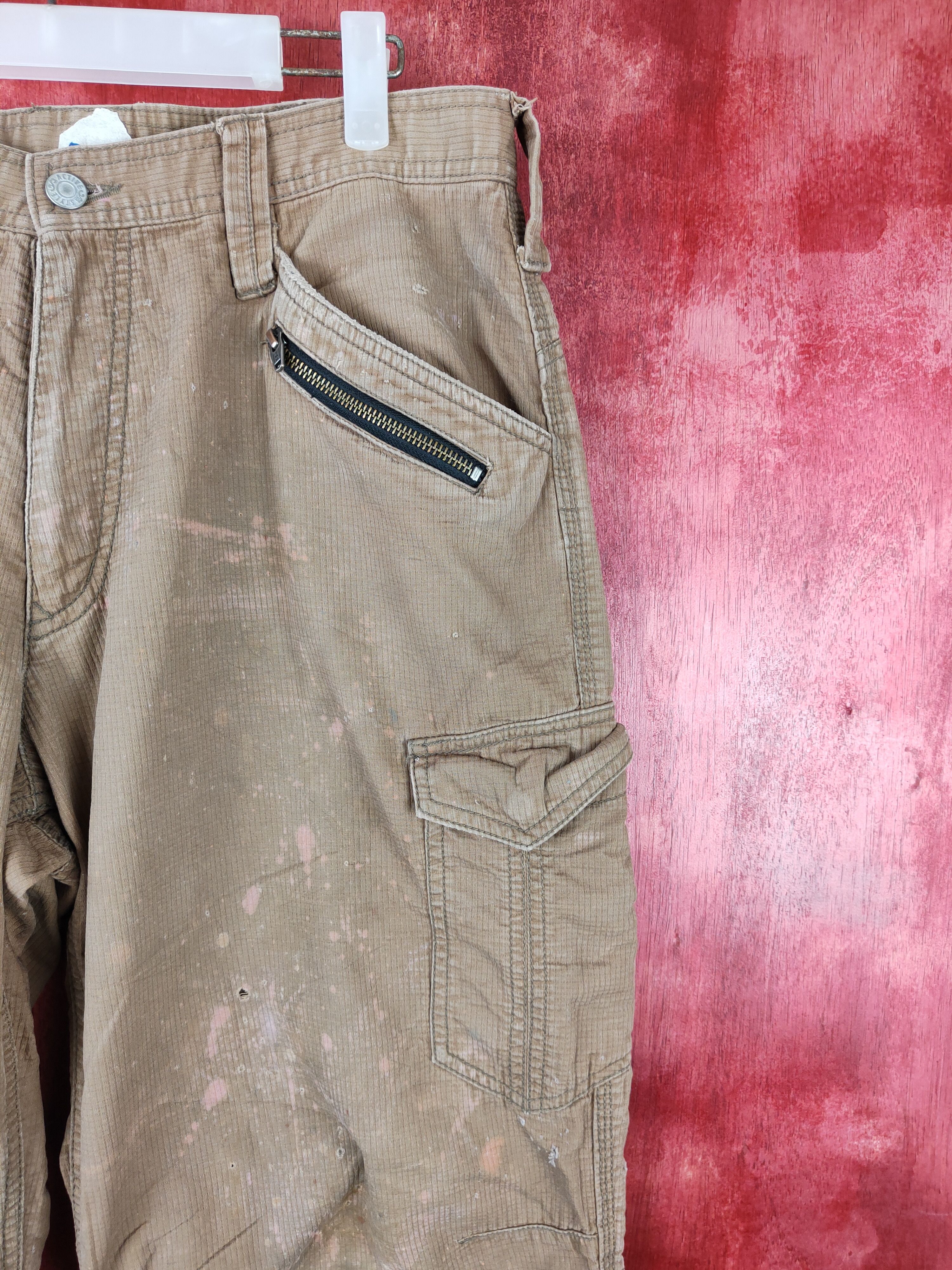 Japanese Brand × Vintage Dogman Brown Multi Pocket Tactical Cargo Pants #5958 Size US 32 / EU 48 - 8 Thumbnail