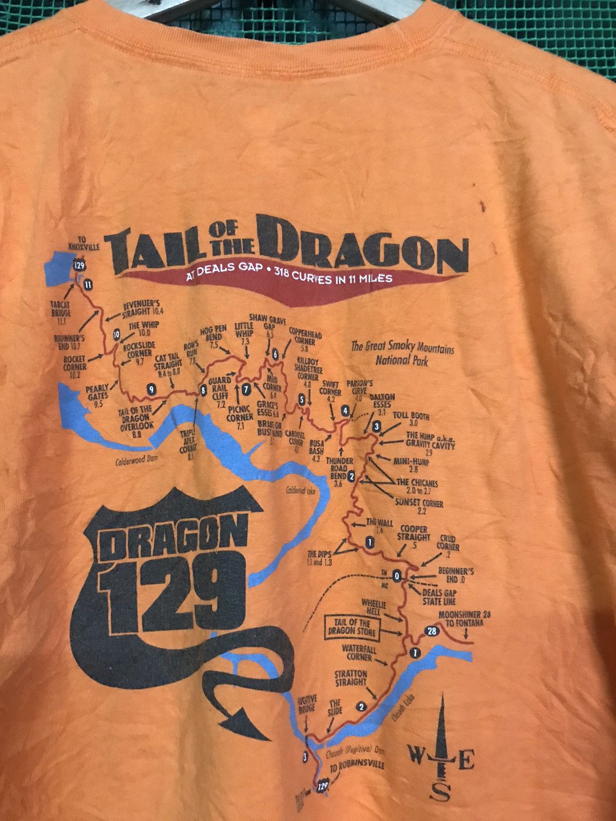 The Unbranded Brand Tail Of The Dragon Tshirt Short Sleeve Pullover Size US L / EU 52-54 / 3 - 6 Thumbnail