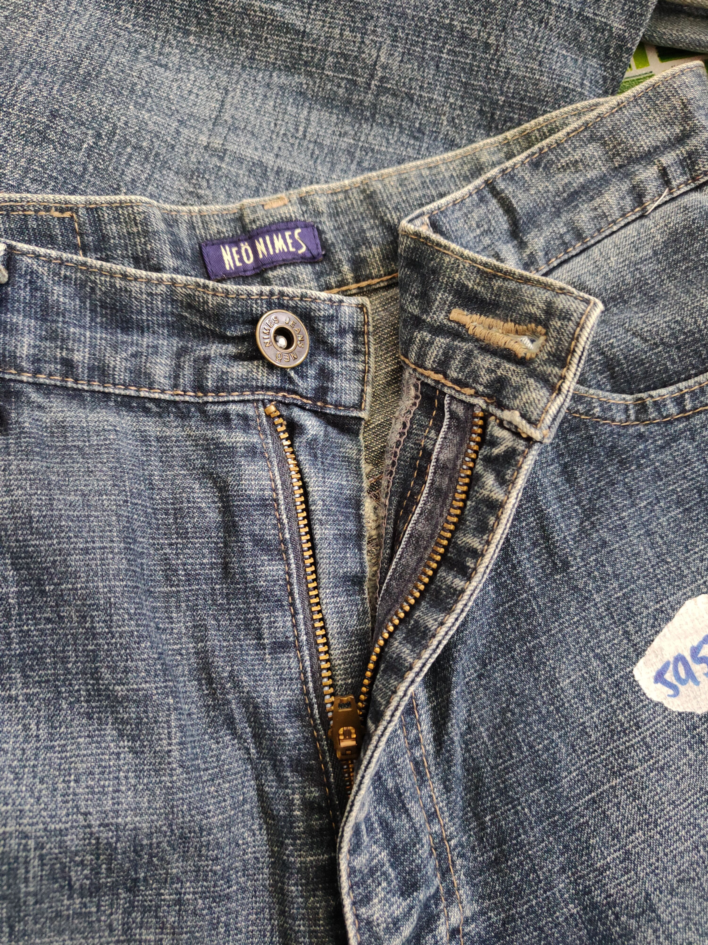 Japanese Brand × Vintage Neonimes Blue jeans distressed Pants Denim #5952 Size 26" / US 2 / IT 38 - 13 Thumbnail