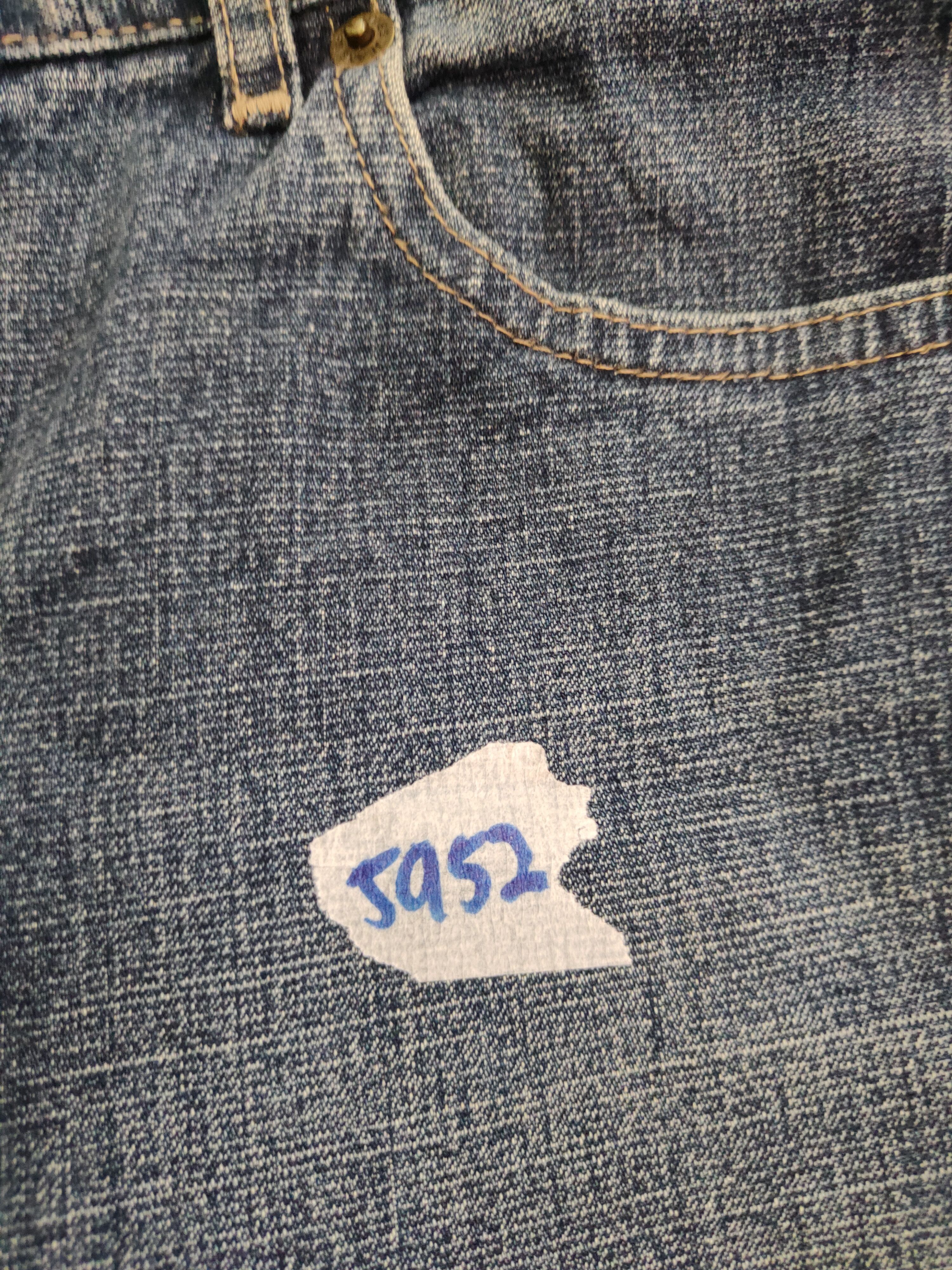 Japanese Brand × Vintage Neonimes Blue jeans distressed Pants Denim #5952 Size 26" / US 2 / IT 38 - 16 Thumbnail