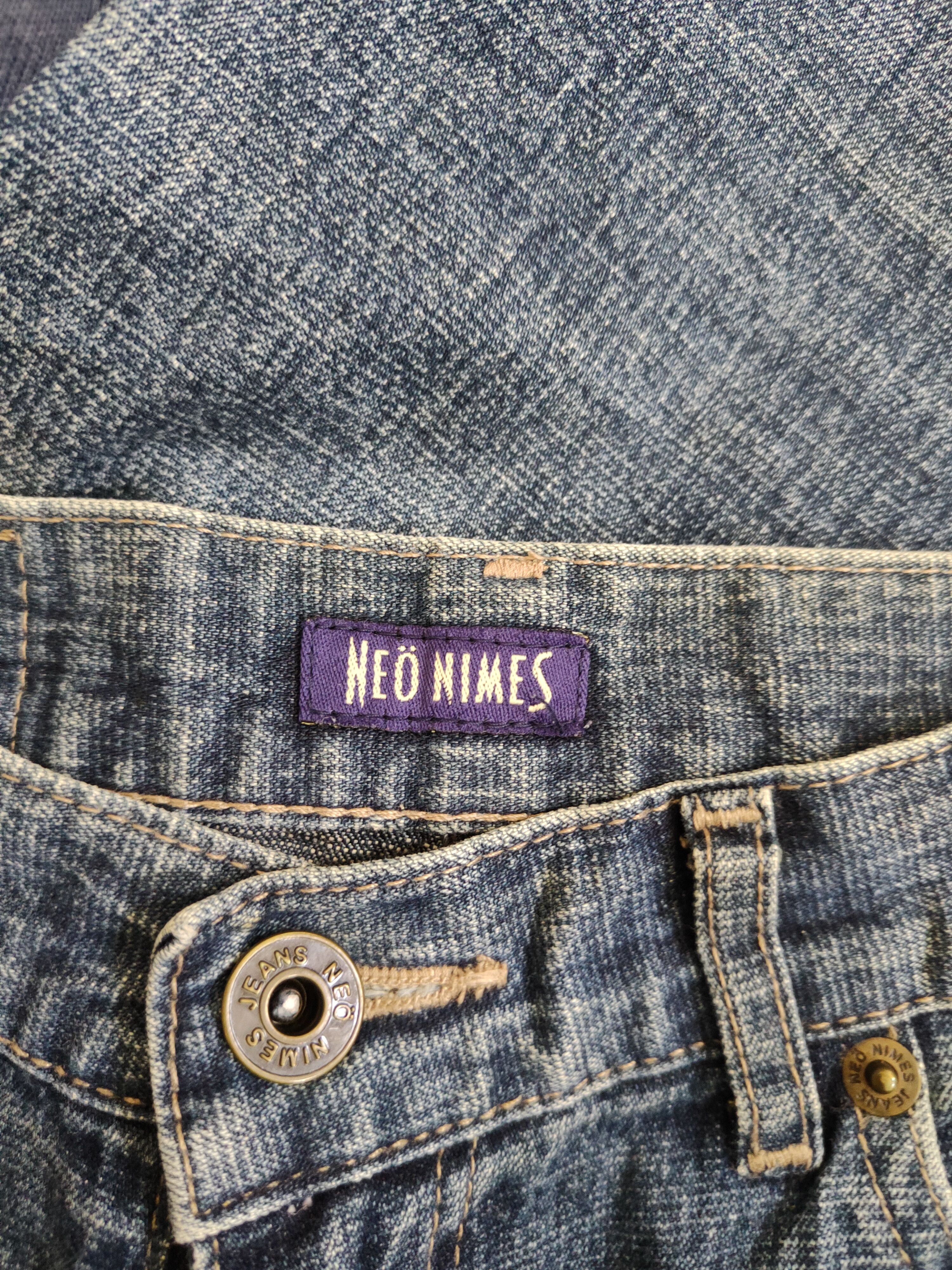 Japanese Brand × Vintage Neonimes Blue jeans distressed Pants Denim #5952 Size 26" / US 2 / IT 38 - 15 Thumbnail
