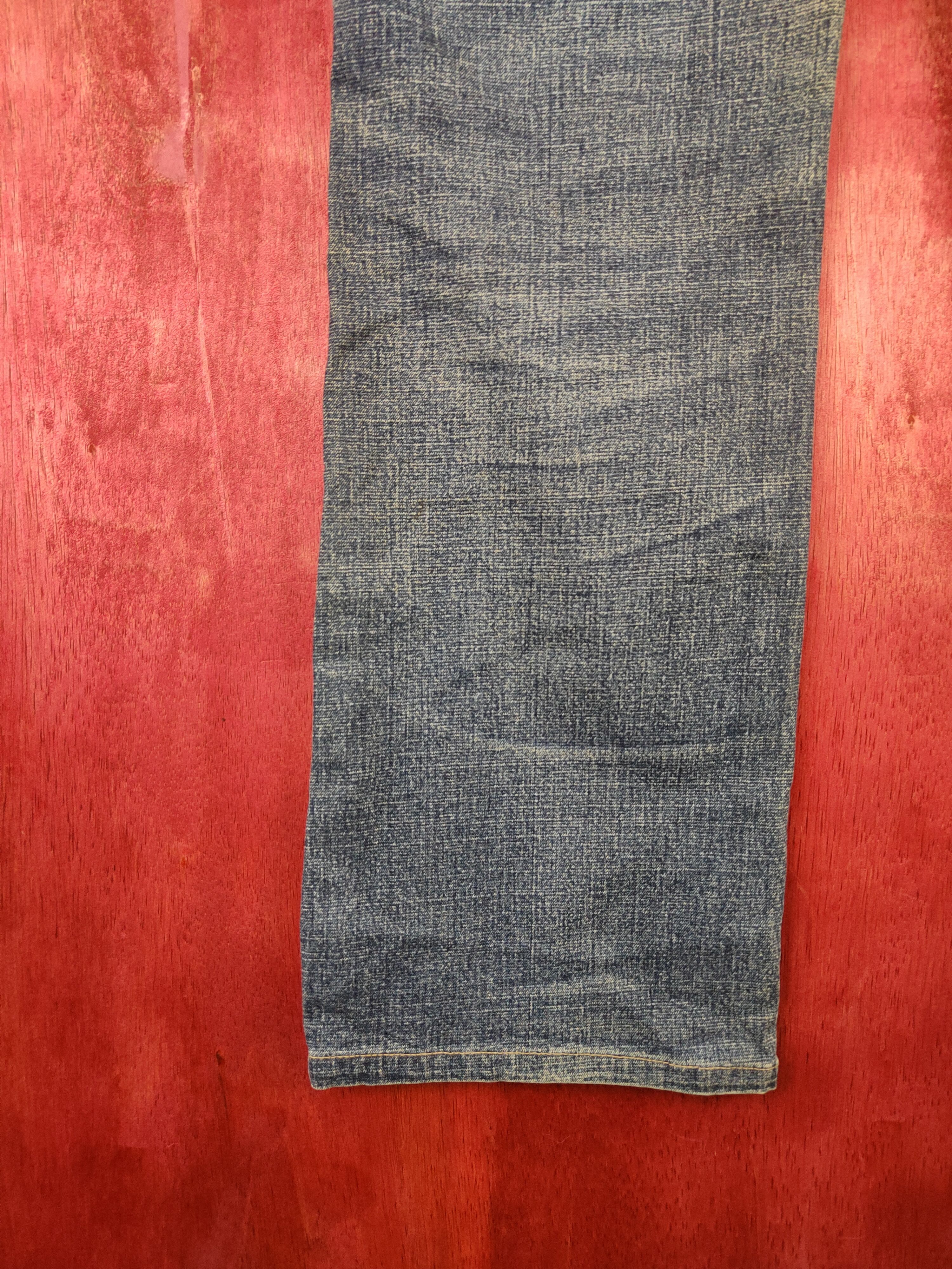 Japanese Brand × Vintage Neonimes Blue jeans distressed Pants Denim #5952 Size 26" / US 2 / IT 38 - 9 Thumbnail