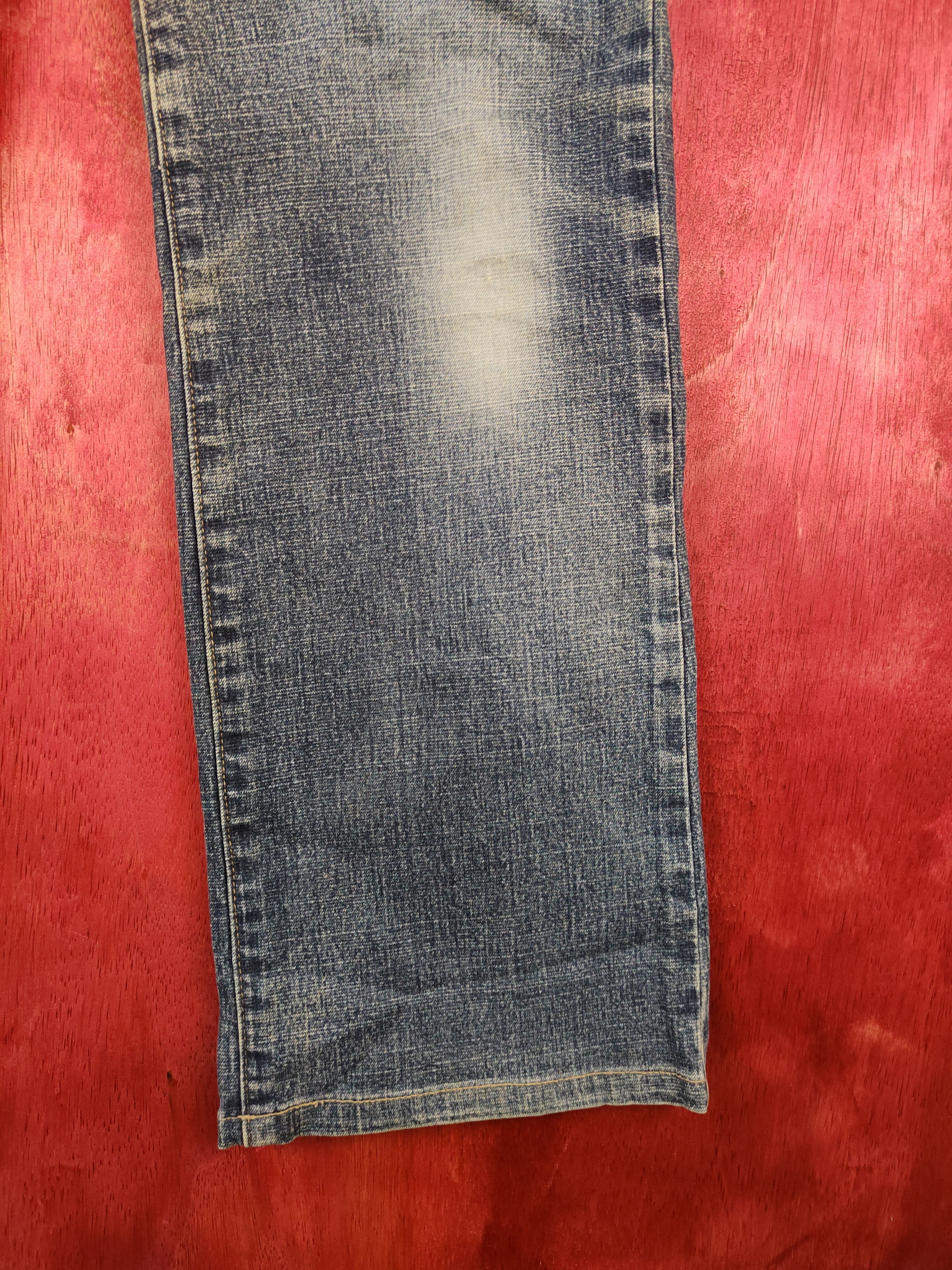 Japanese Brand × Vintage Neonimes Blue jeans distressed Pants Denim #5952 Size 26" / US 2 / IT 38 - 6 Thumbnail