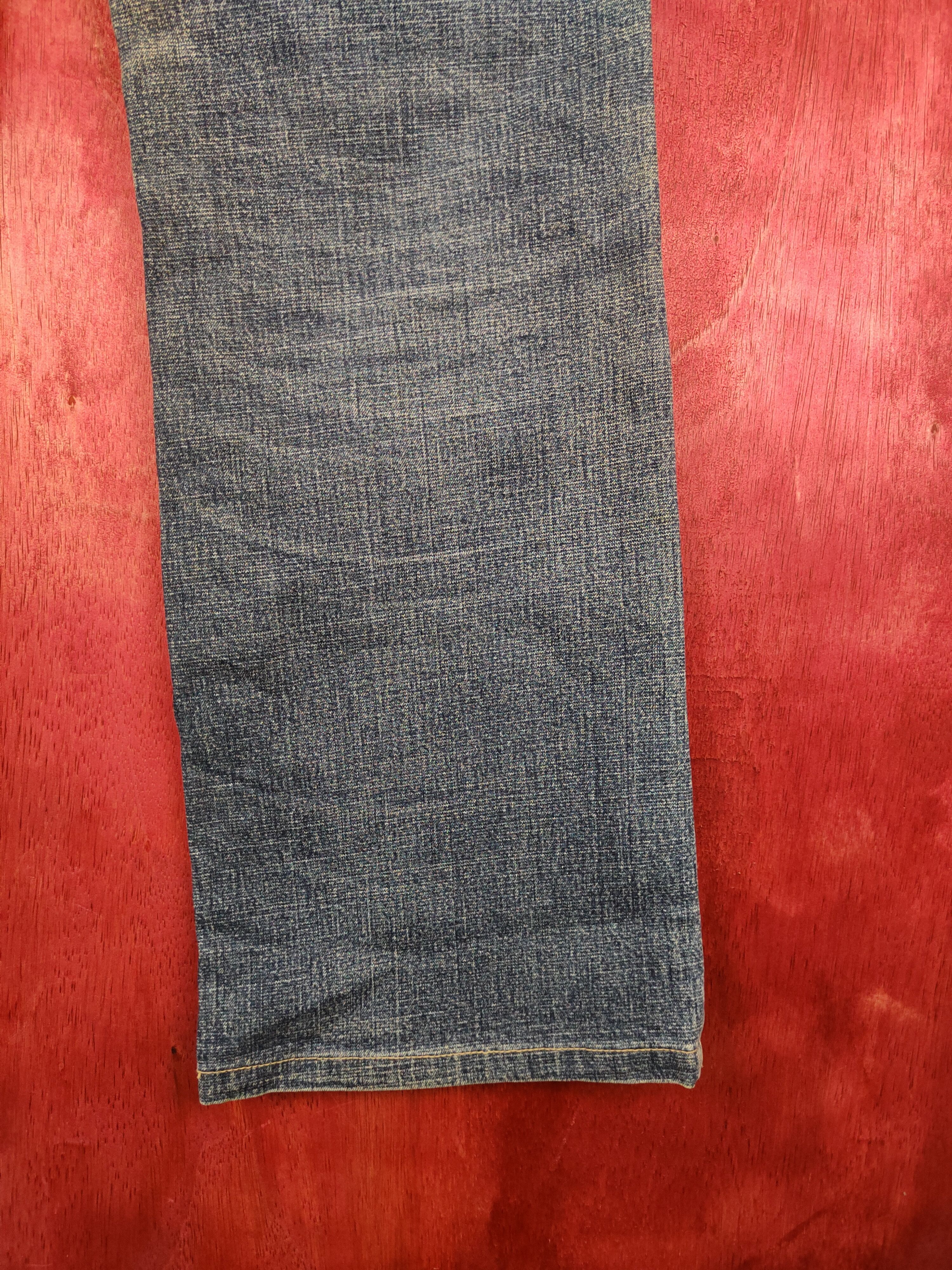 Japanese Brand × Vintage Neonimes Blue jeans distressed Pants Denim #5952 Size 26" / US 2 / IT 38 - 12 Thumbnail