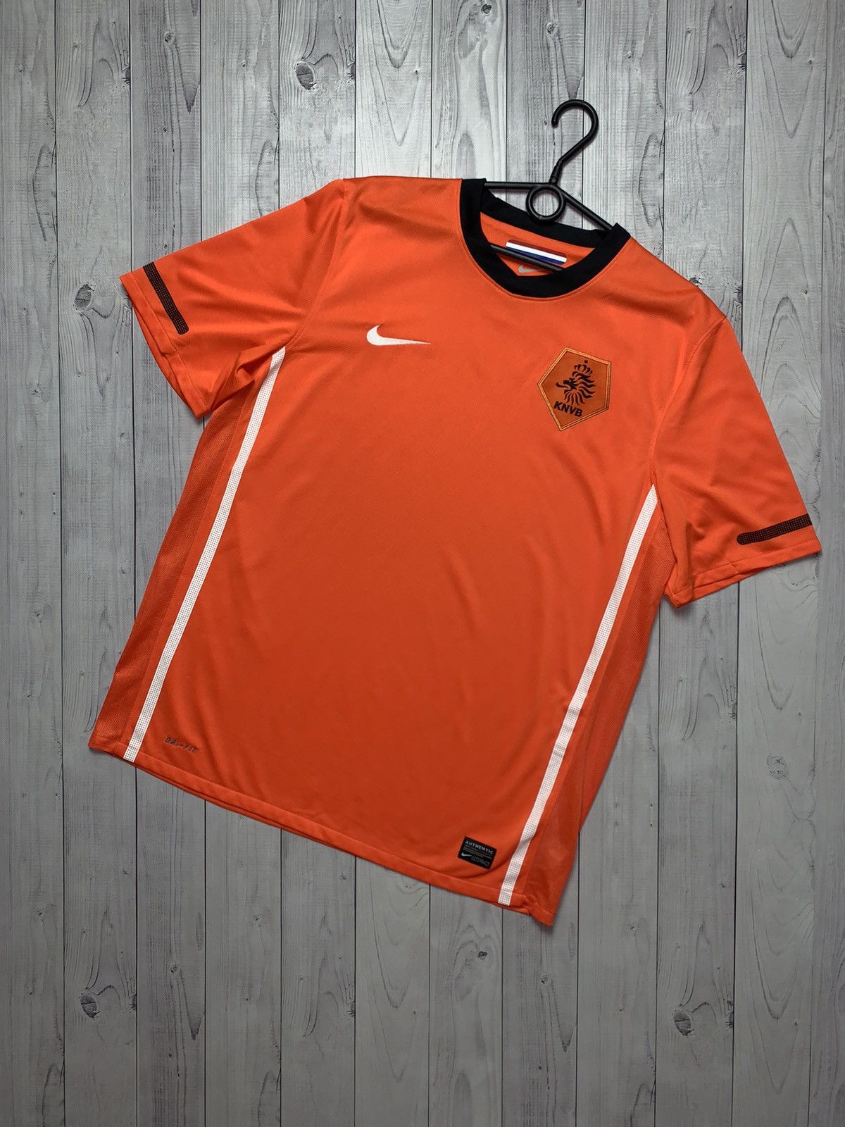 Vintage soccer jersey Nederland Holland Nike Orange size L