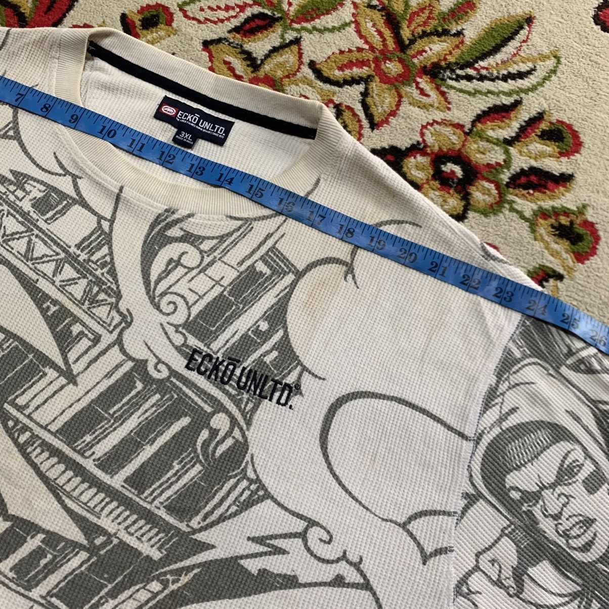 Ecko Unltd. × Vintage Rare Vintage Ecko AOP Art Tattoo Design Longsleve Shirt Size US XXL / EU 58 / 5 - 9 Thumbnail