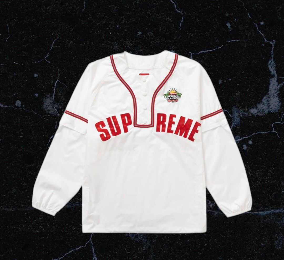 Supreme Supreme Snap-Off Sleeve L/S Baseball Top | Grailed