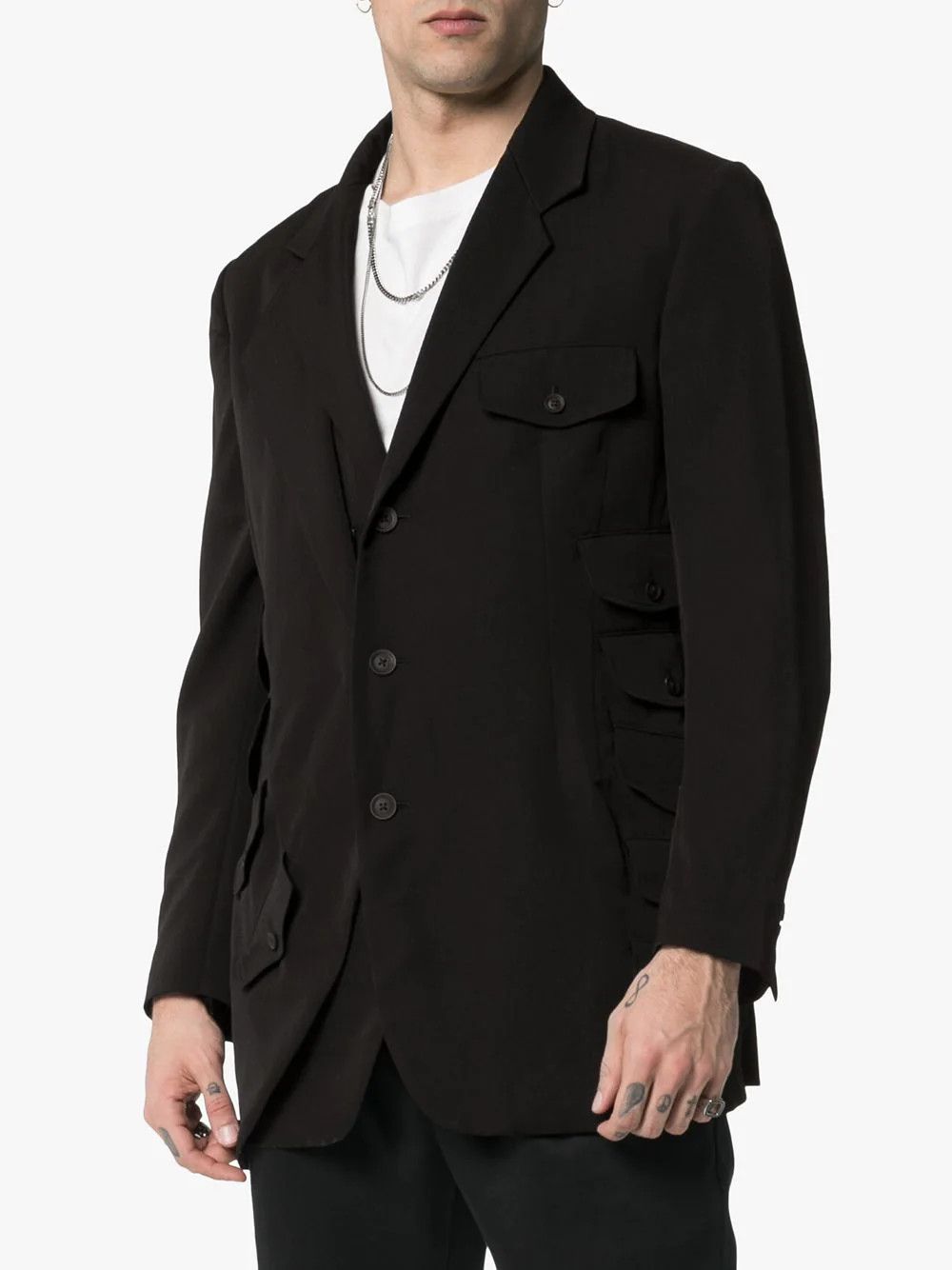 Yohji Yamamoto YYPH 19SS Double flap jacket Size US M / EU 48-50 / 2 - 4 Thumbnail