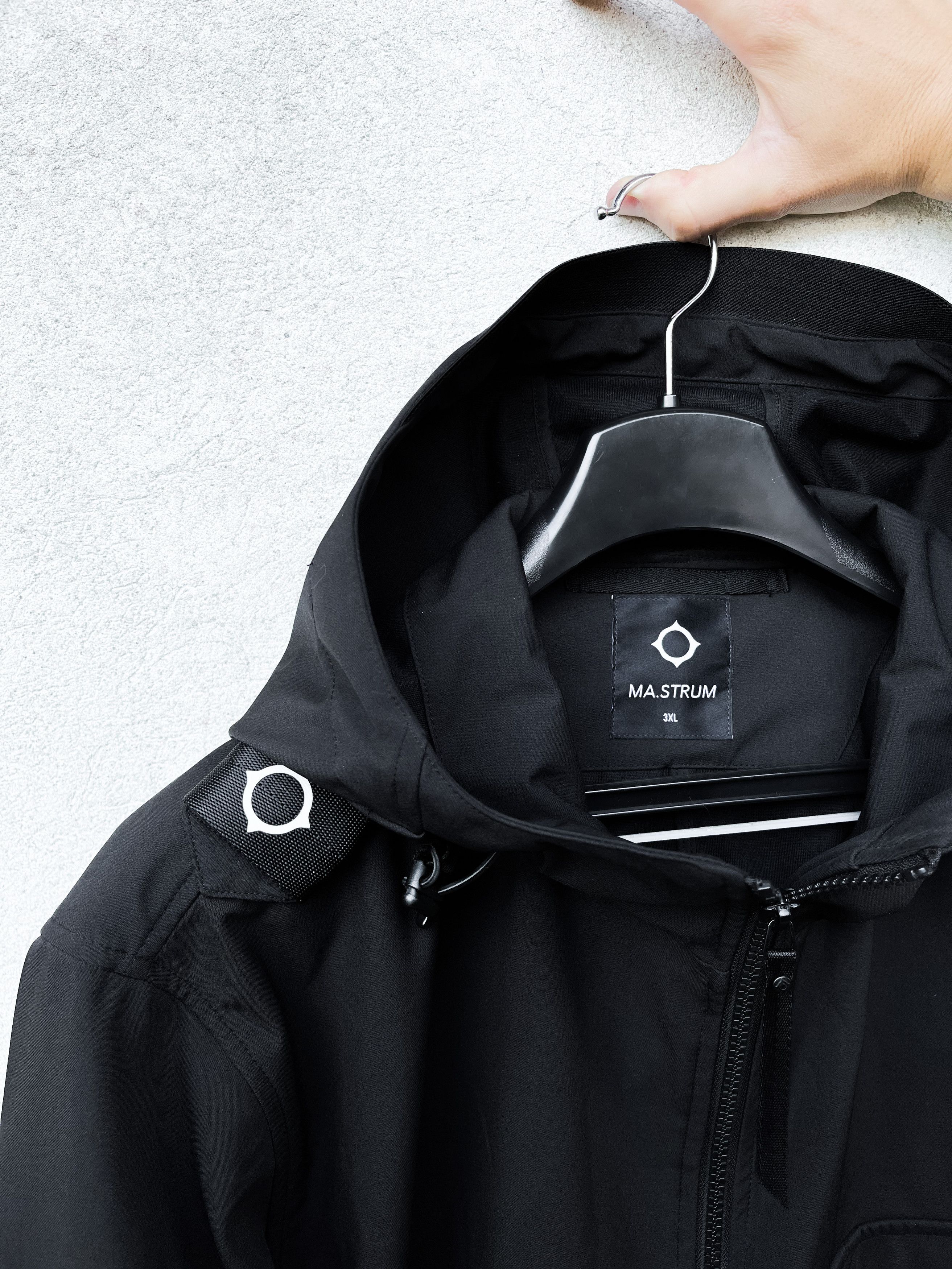MA.STRUM Ma.Strum black softshell light jacket coat XXXL Size US XXL / EU 58 / 5 - 3 Thumbnail