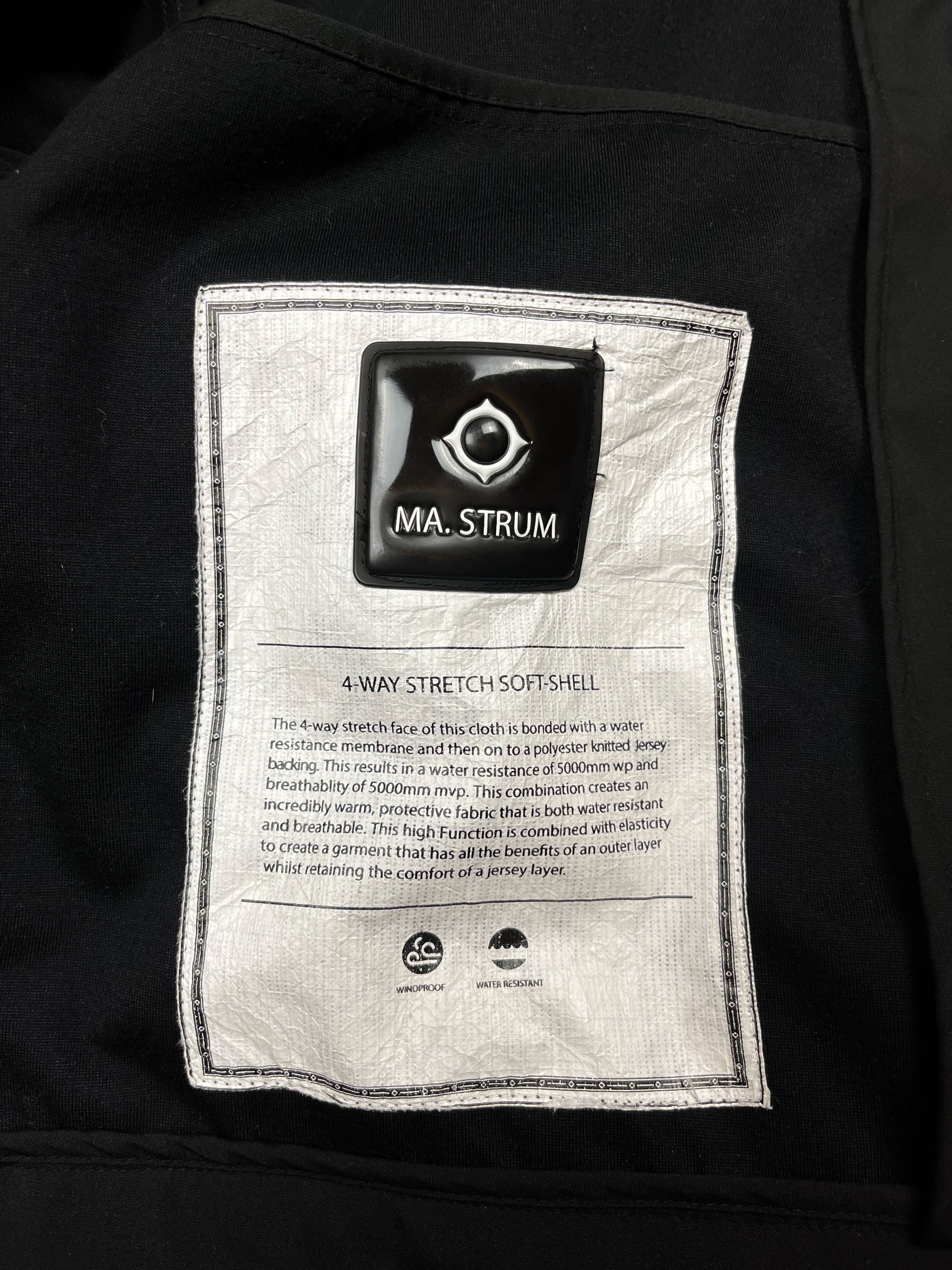 MA.STRUM Ma.Strum black softshell light jacket coat XXXL Size US XXL / EU 58 / 5 - 5 Thumbnail