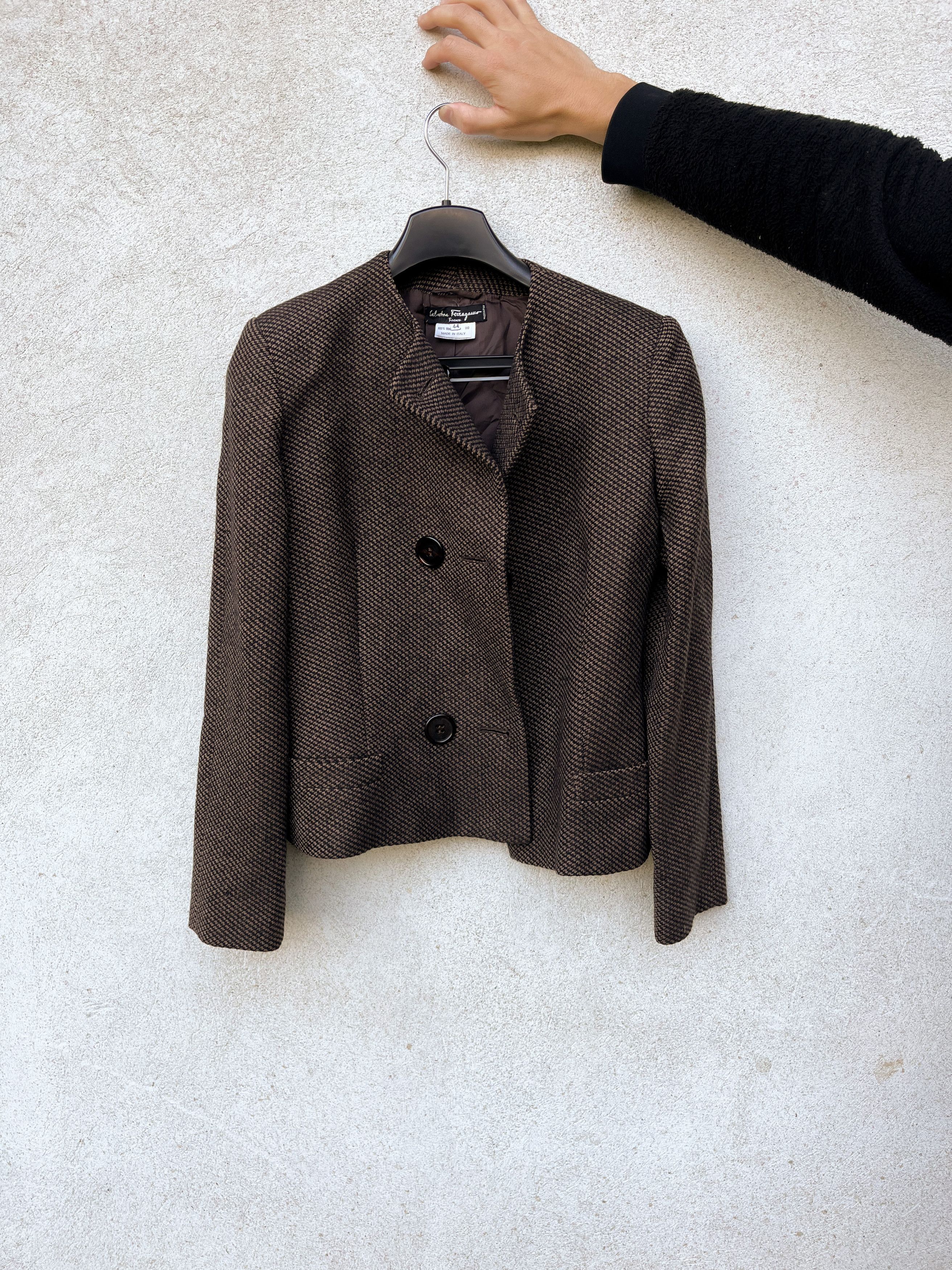 Salvatore Ferragamo salvatore ferragamo wool jacket blazer Size M / US 6-8 / IT 42-44 - 2 Thumbnail