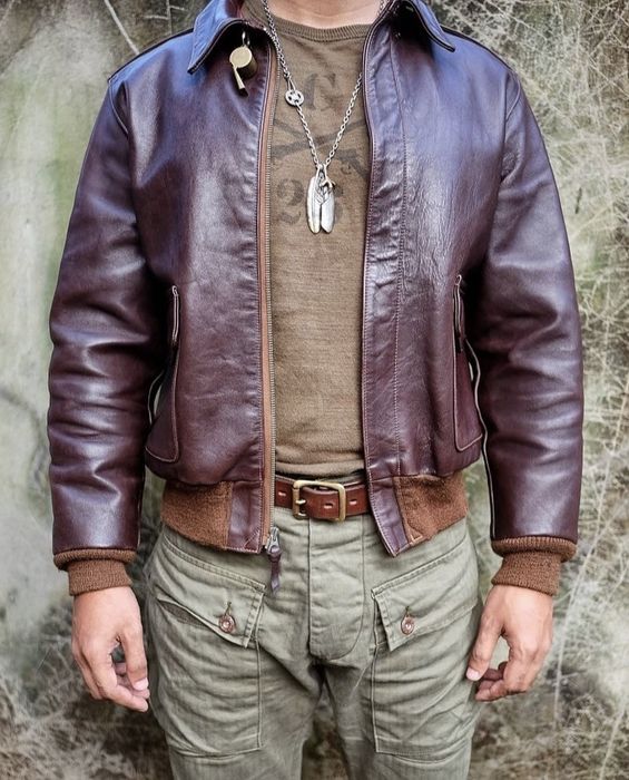The Real McCoy s Real McCoy s A2 Leather Jacket Grailed
